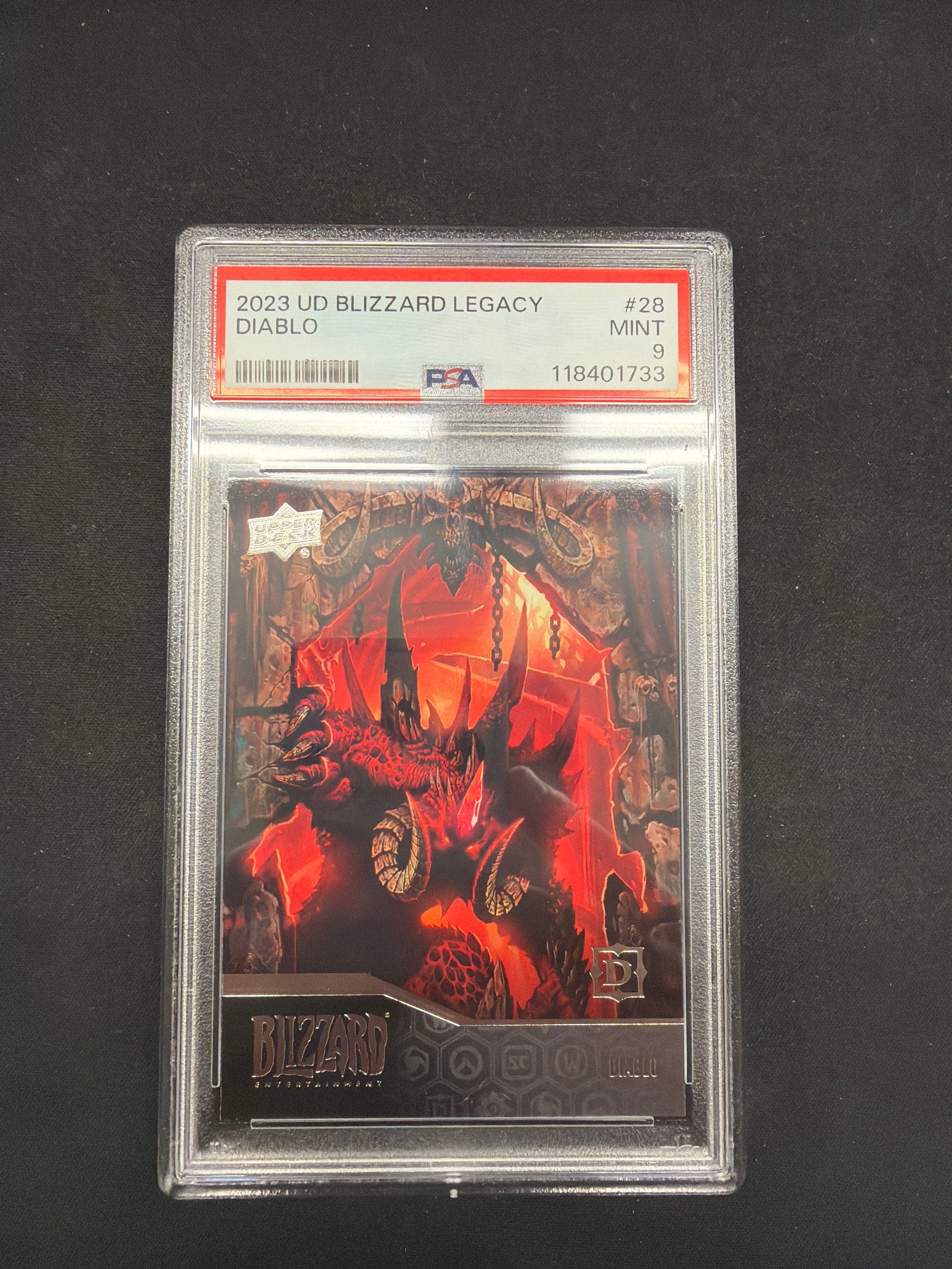 2023 UD Blizzard Legacy Diablo PSA MINT 9