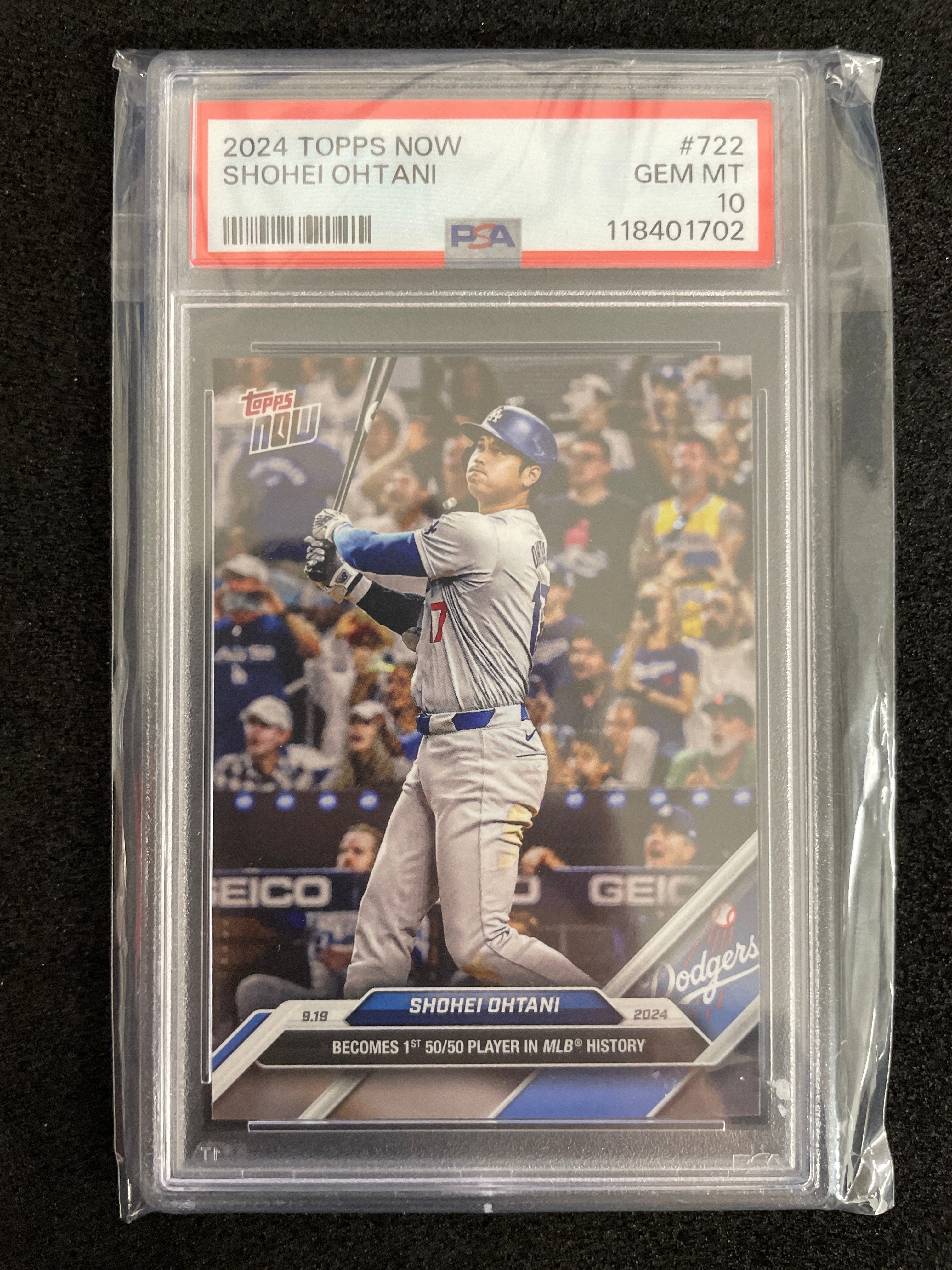 2024 Topps Now Shohei Ohtani #722 Gem Mint PSA 10