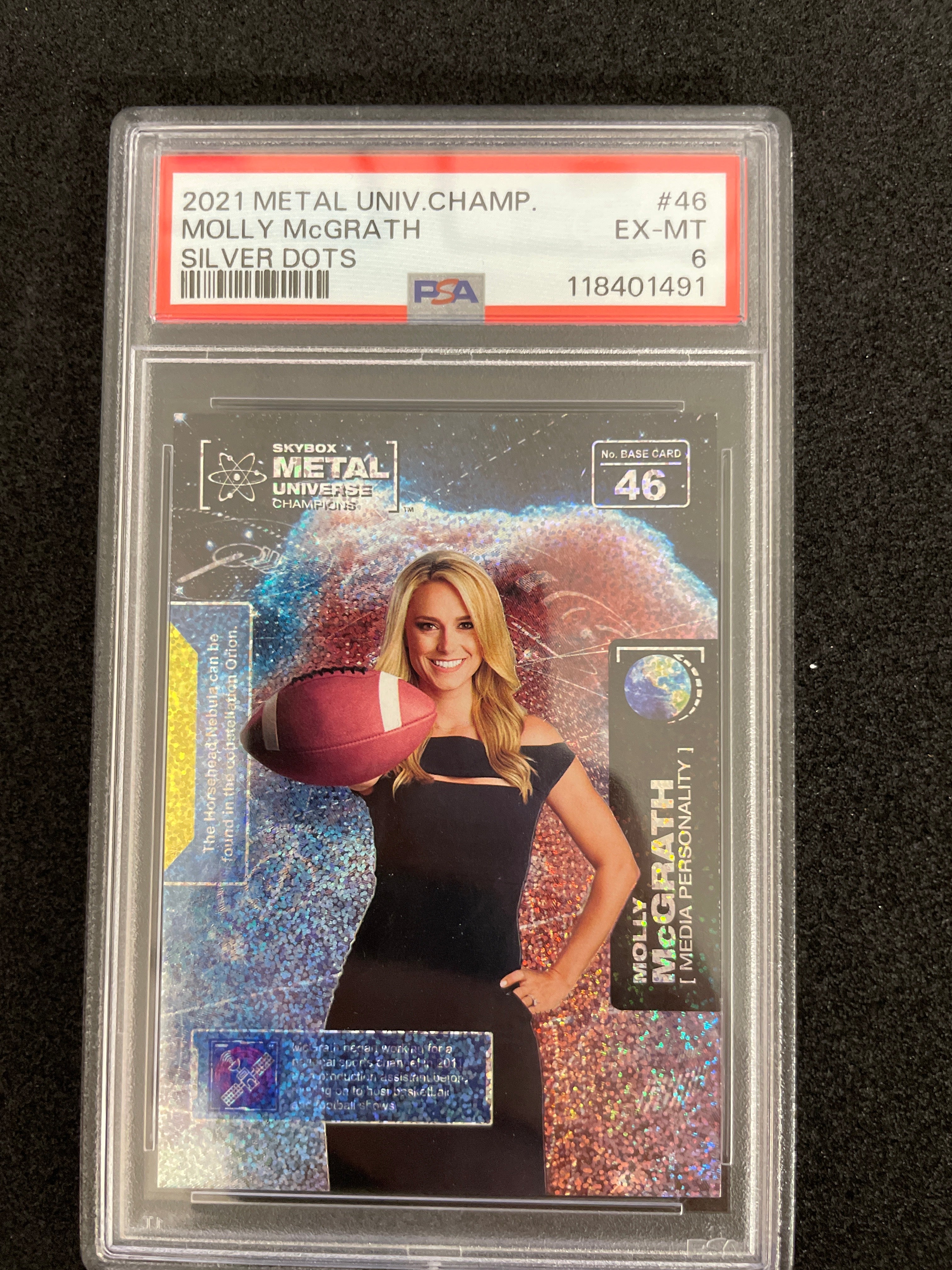2021 Metal Univ.Champ Molly McGrath Silver Dots EX-MT PSA 6 /299