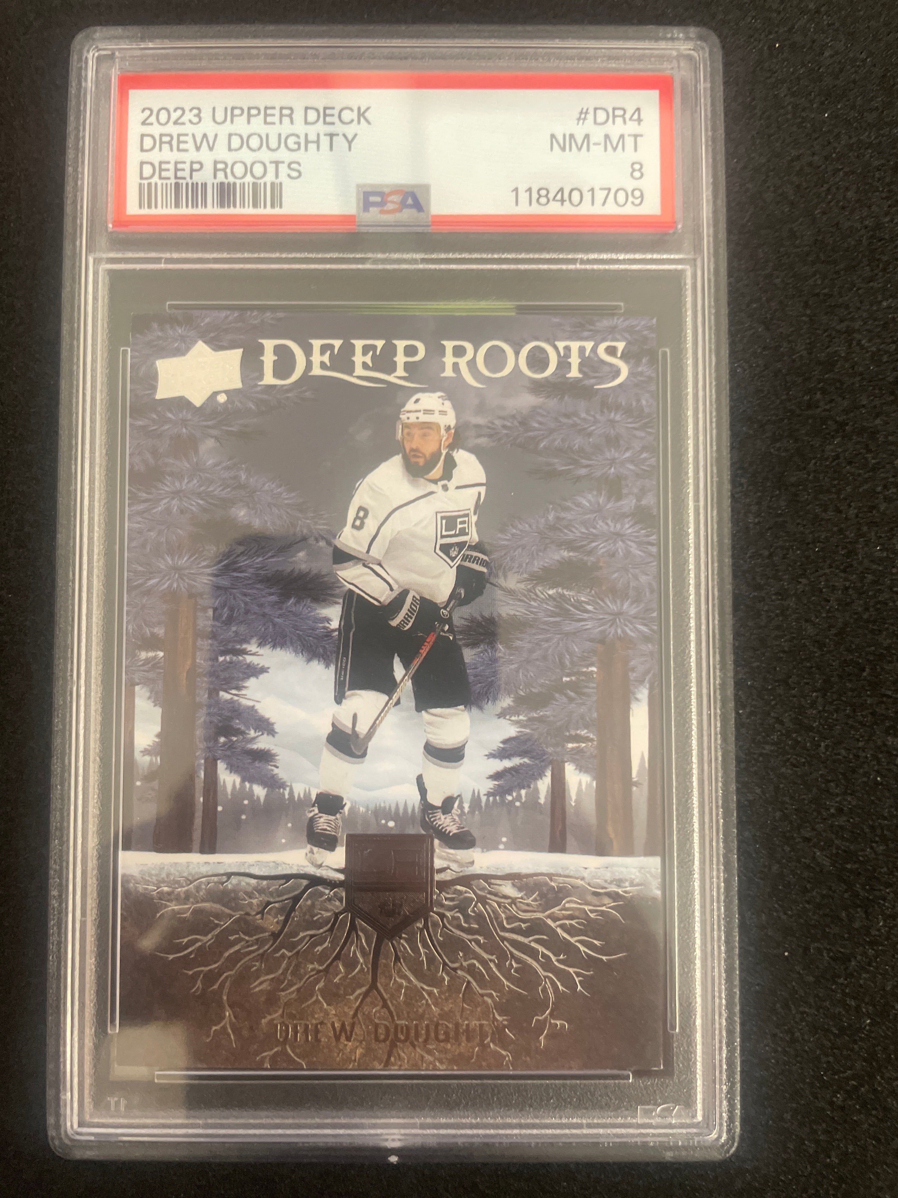 2023 Upper Deck Drew Doughty Deep Roots NM-MT PSA 8
