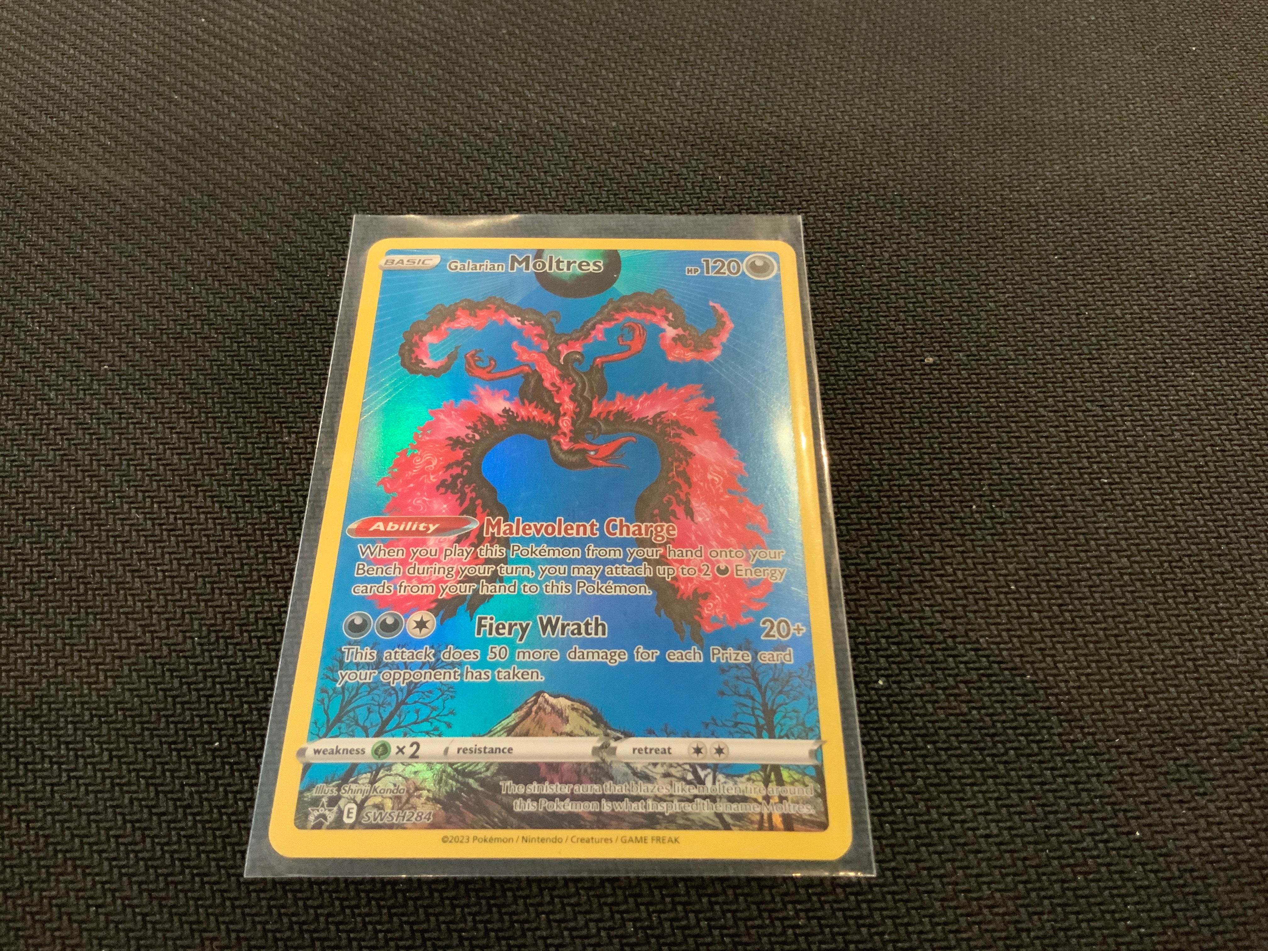 Pokemon SWSH Promo Galarian Moltres 284