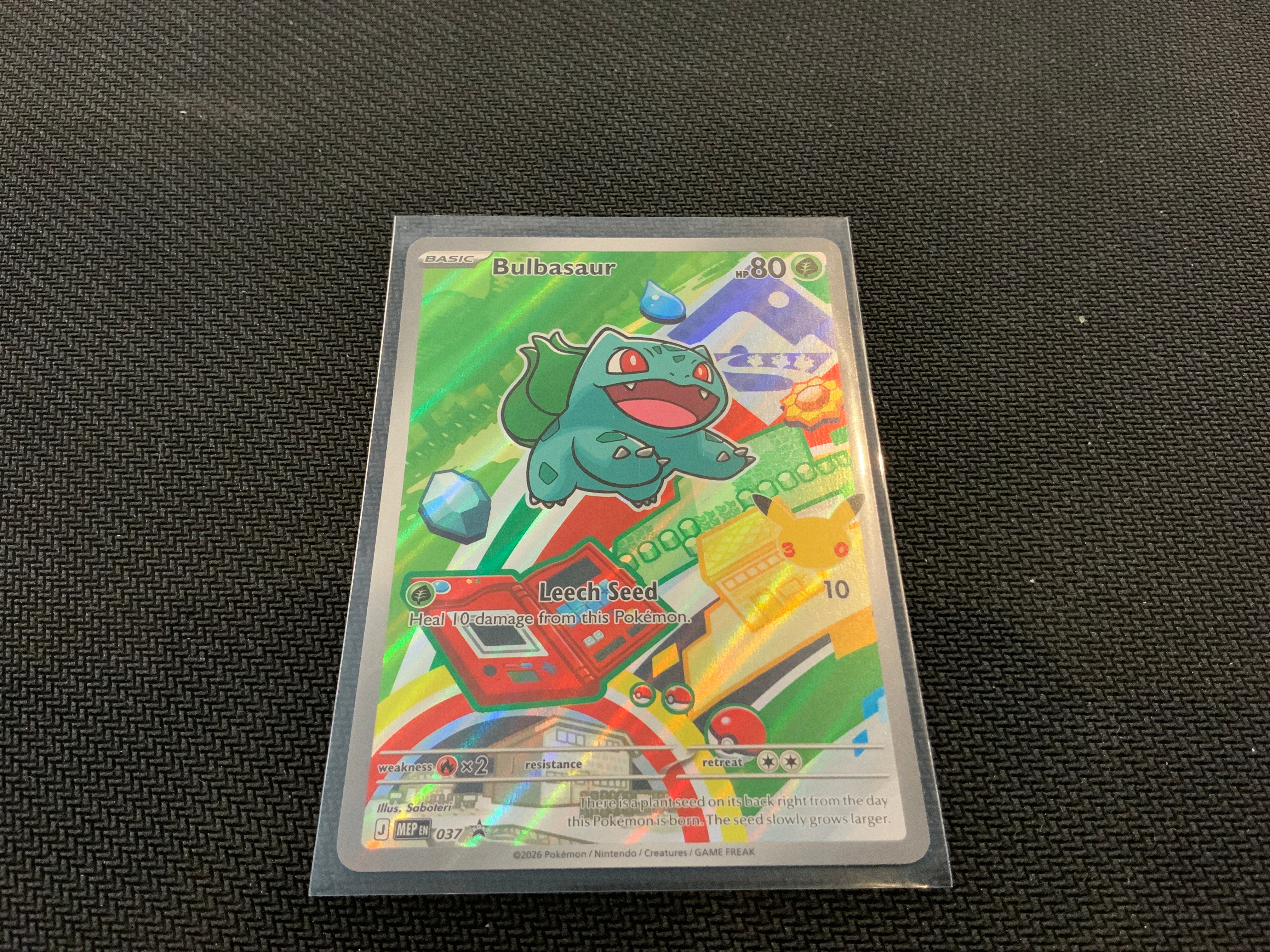 Pokemon MEP promo Bulbasaur 037