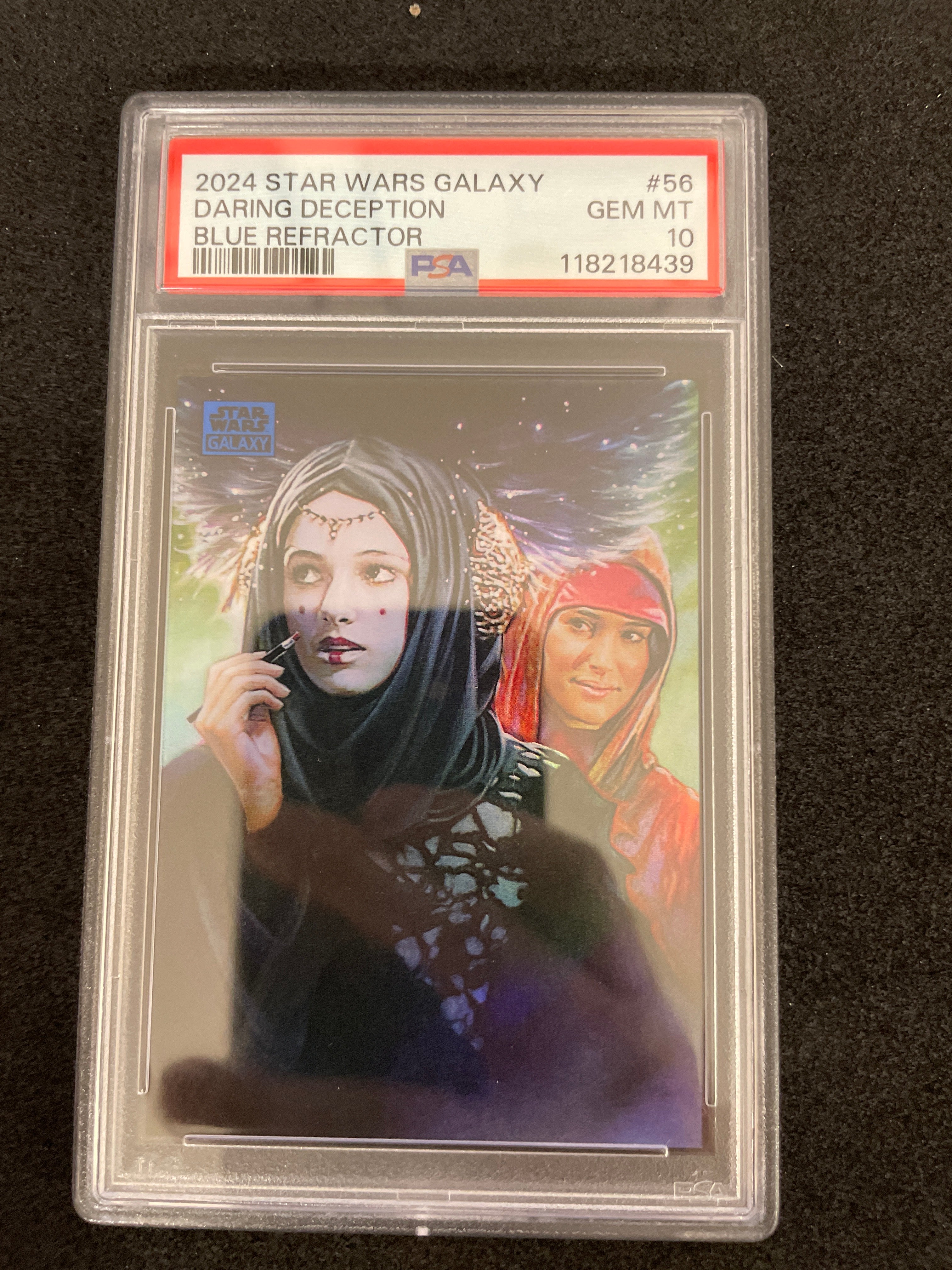 2024 Star Wars Galaxy Daring Deception Blue Refractor GEM MINT PSA 10 /150