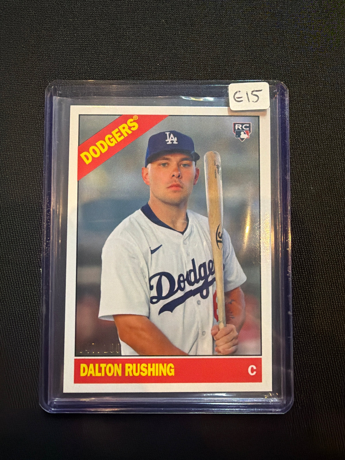 2025 Topps Transcendent VIP Dalton Rushing Rookie /100