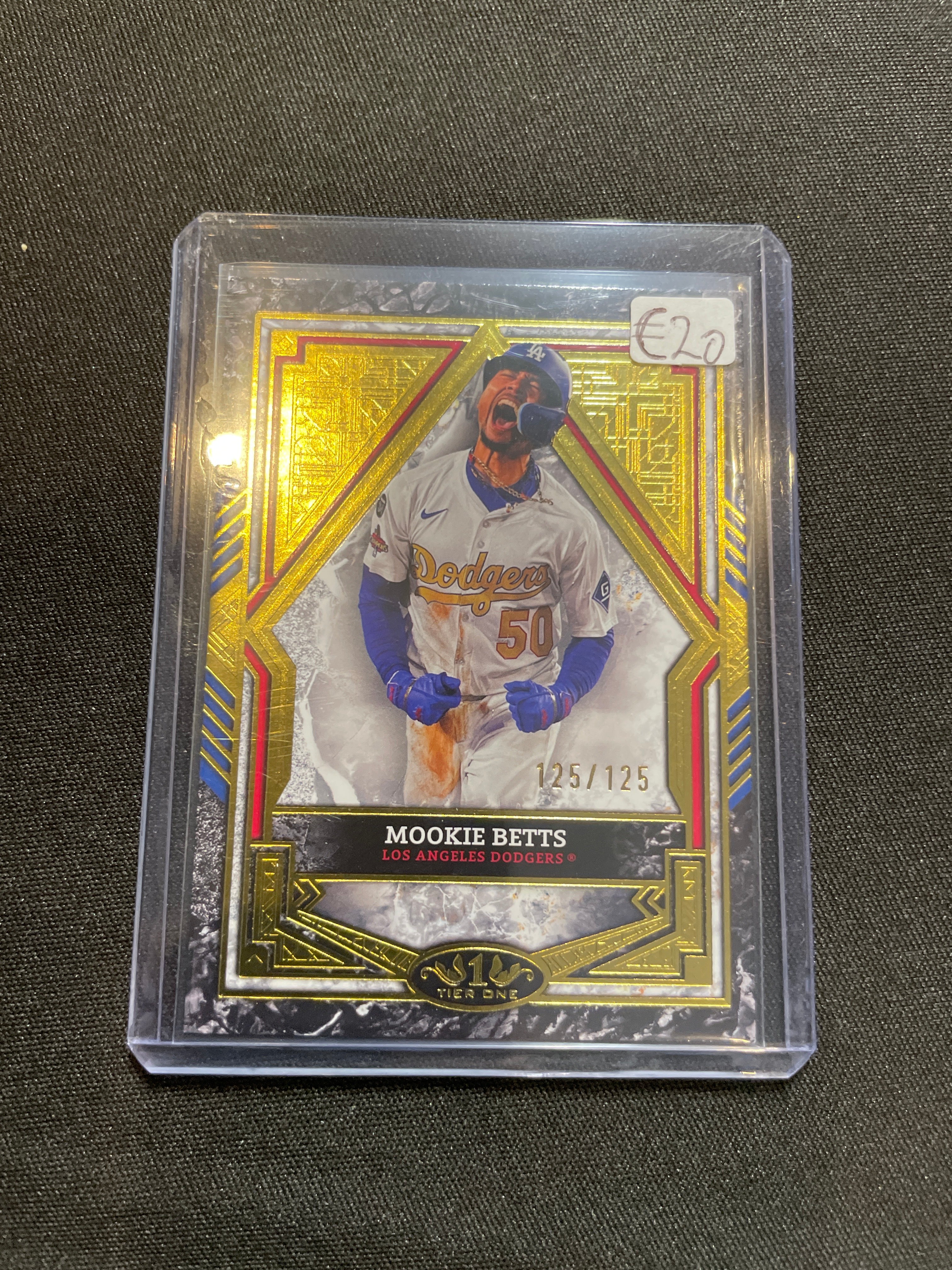 2025 Topps Tier One Baseball Mookie Betts /125