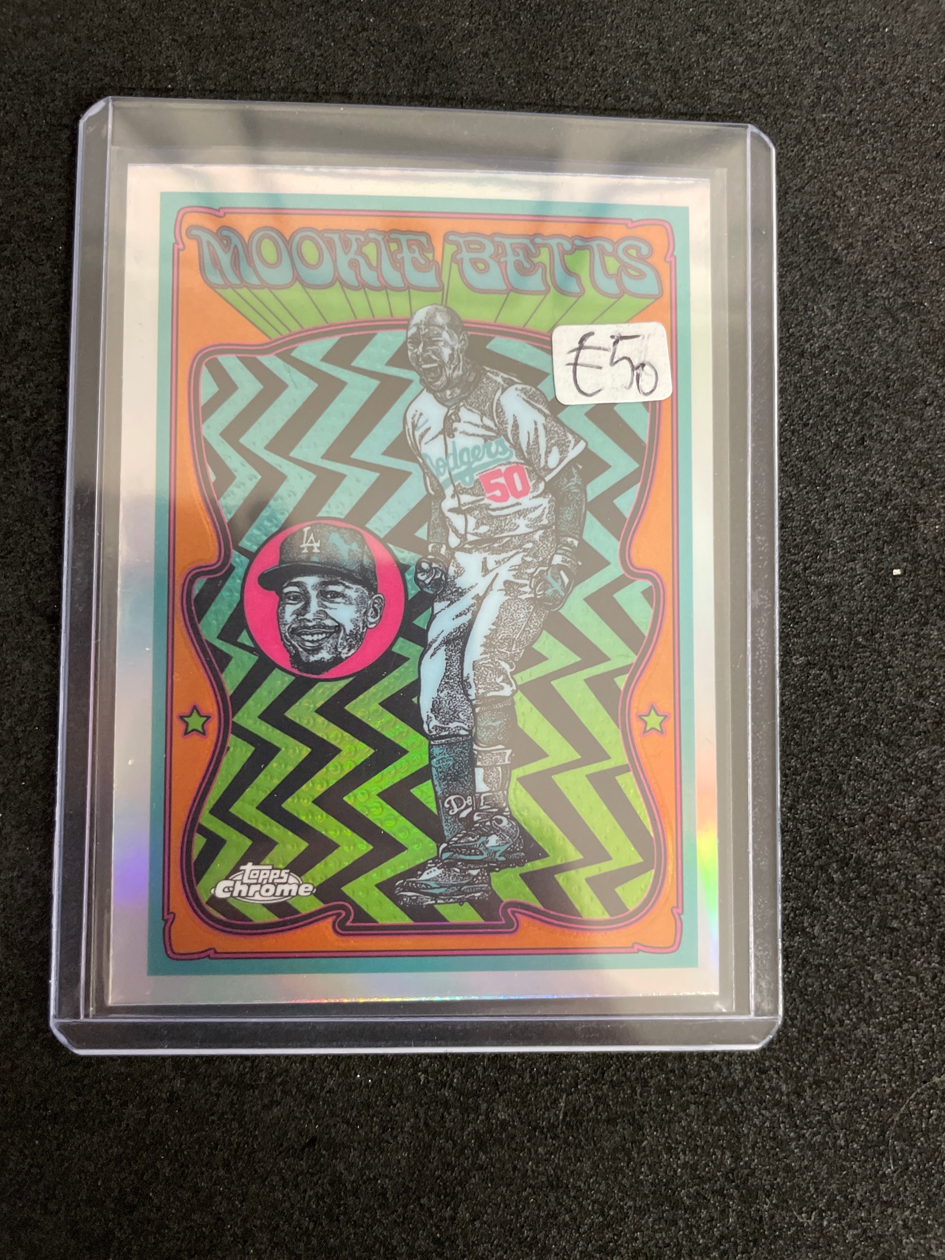 Topps Chrome Mookie Betts Ultra Violet UV-6