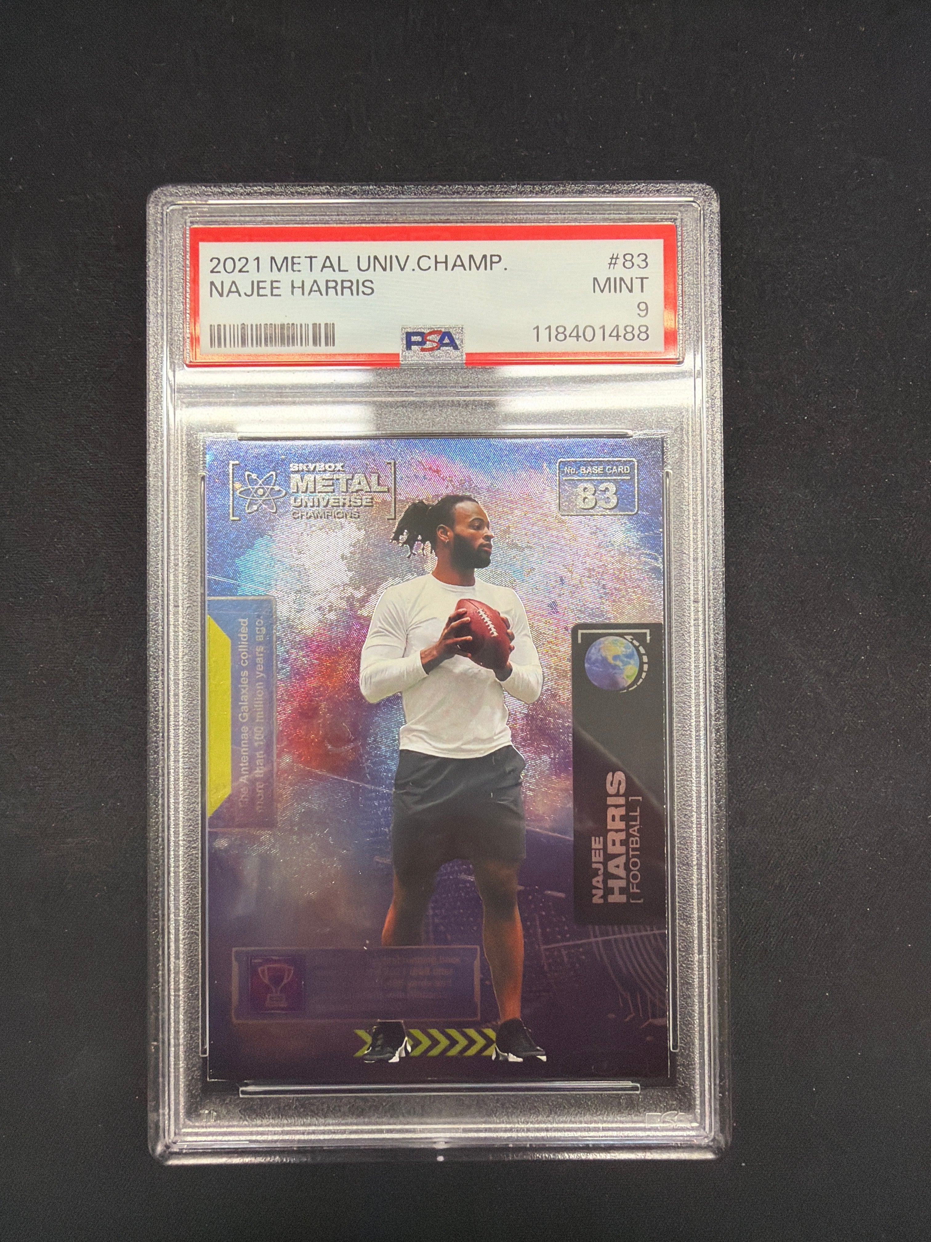 2021 Metal Universe Champions Najee Harris PSA MINT 9