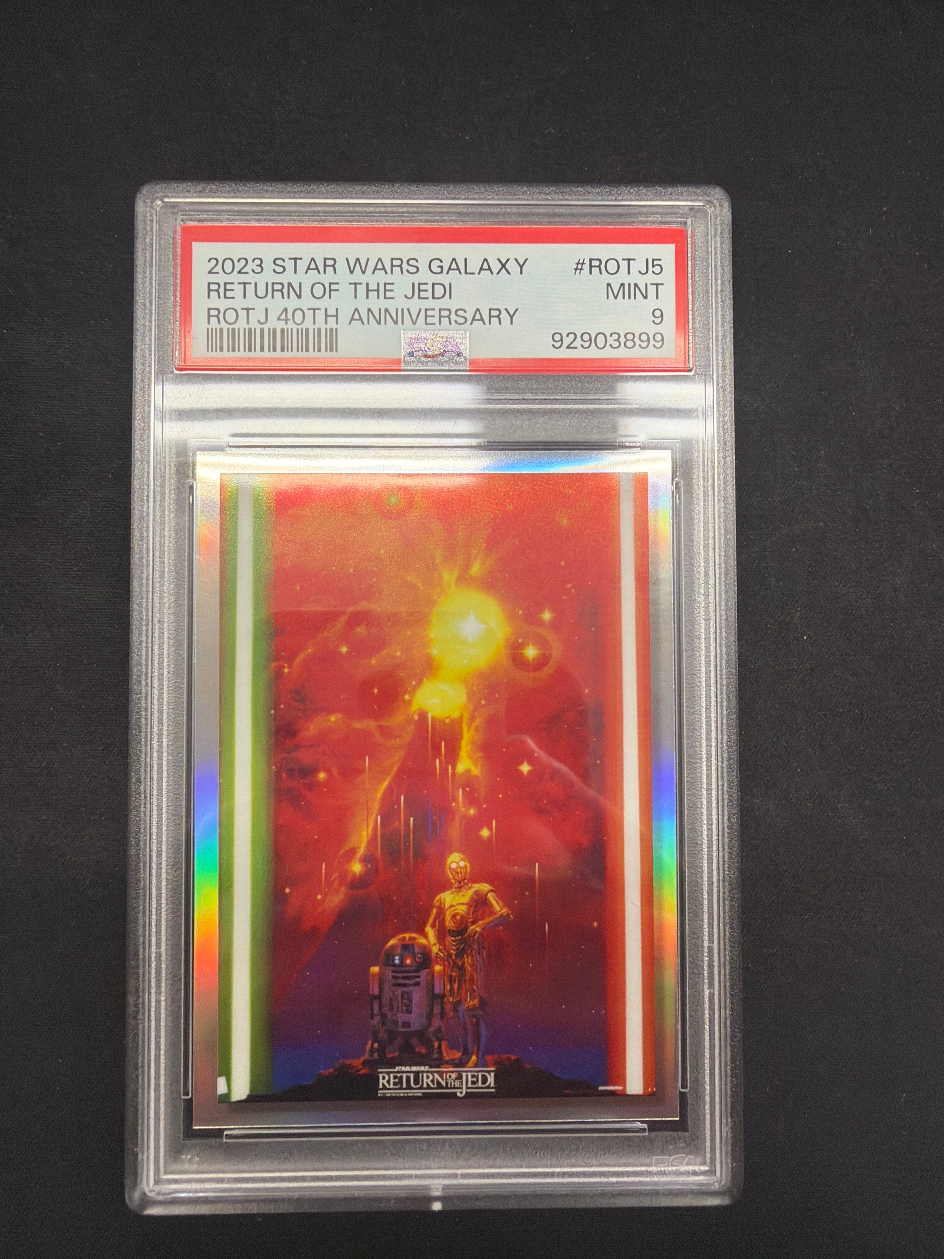 2023 Star Wars Galaxy Return Of The Jedi ROTJ 40th Anniversary PSA MINT 9