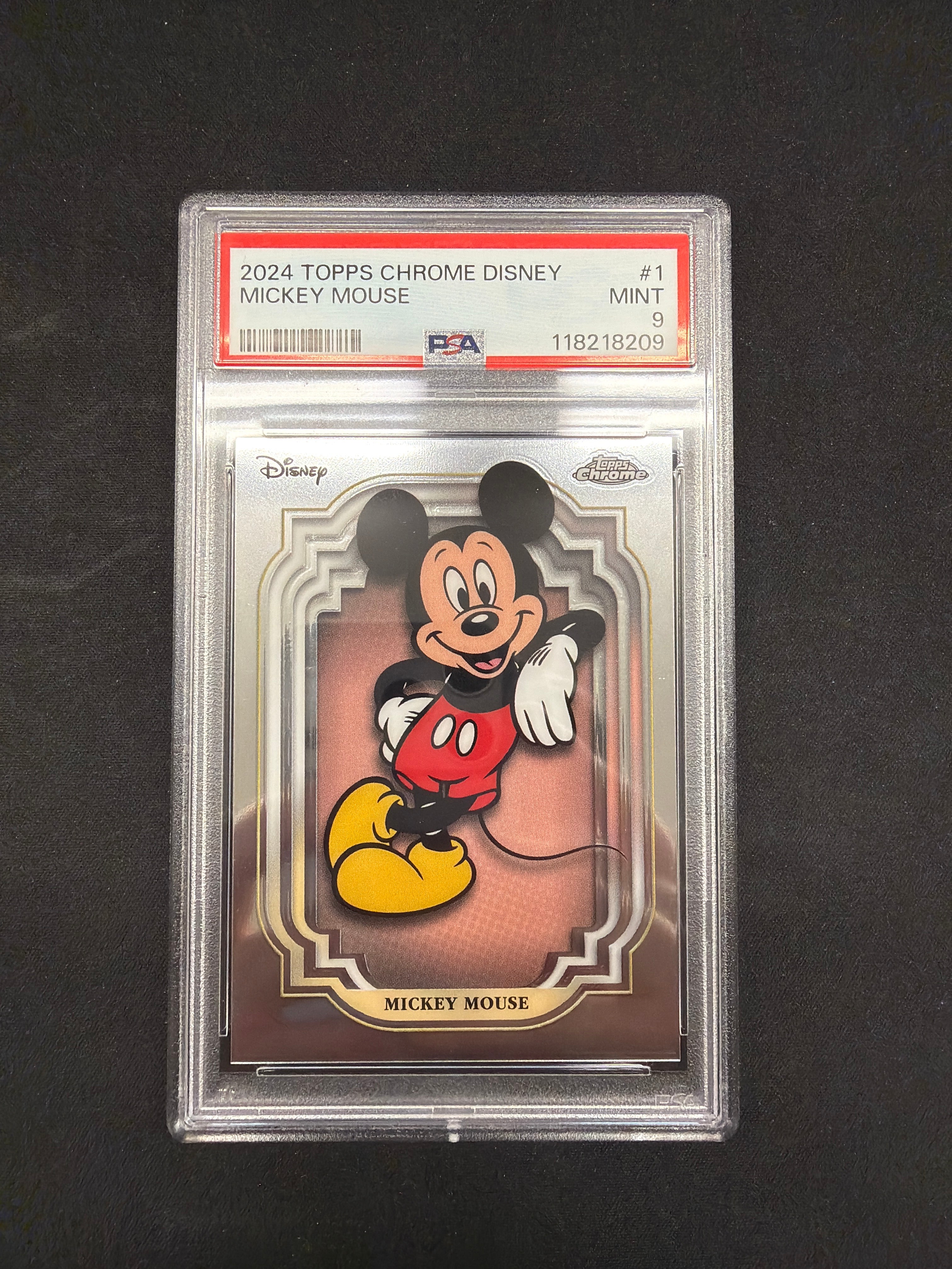 2024 Topps Chrome Disney Mickey Mouse PSA MINT 9