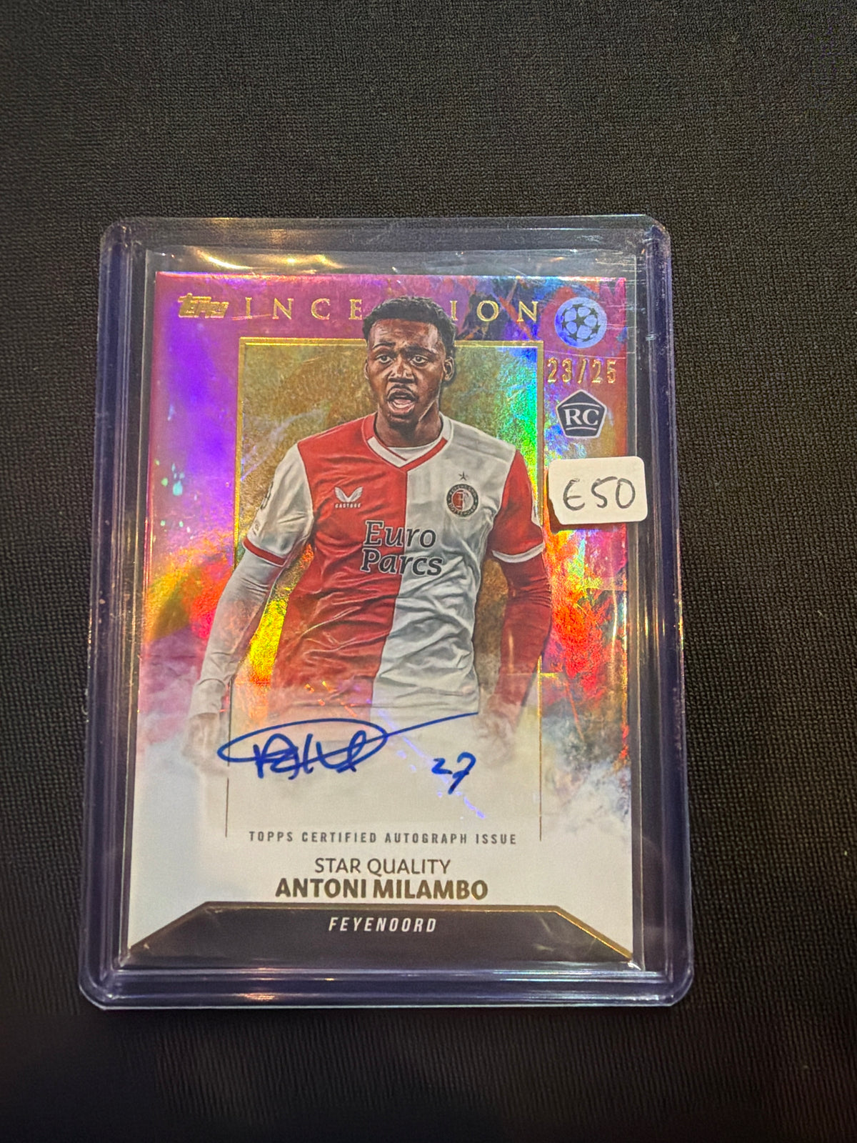 2024 Topps Inception Antoni Milambo Rookie Auto /25