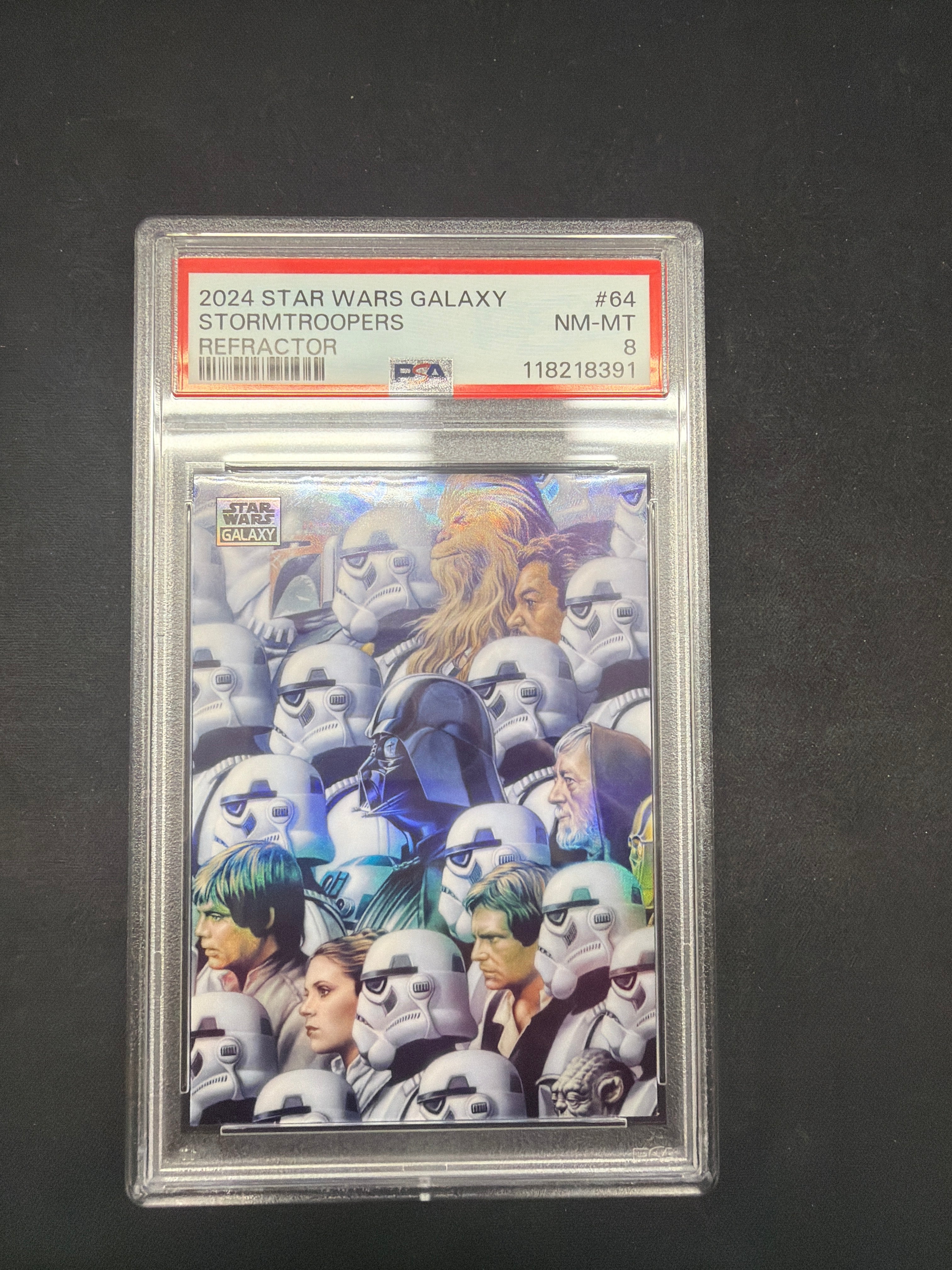 2024 Star Wars Galaxy Stormtroopers Refractor PSA NM-MT 8