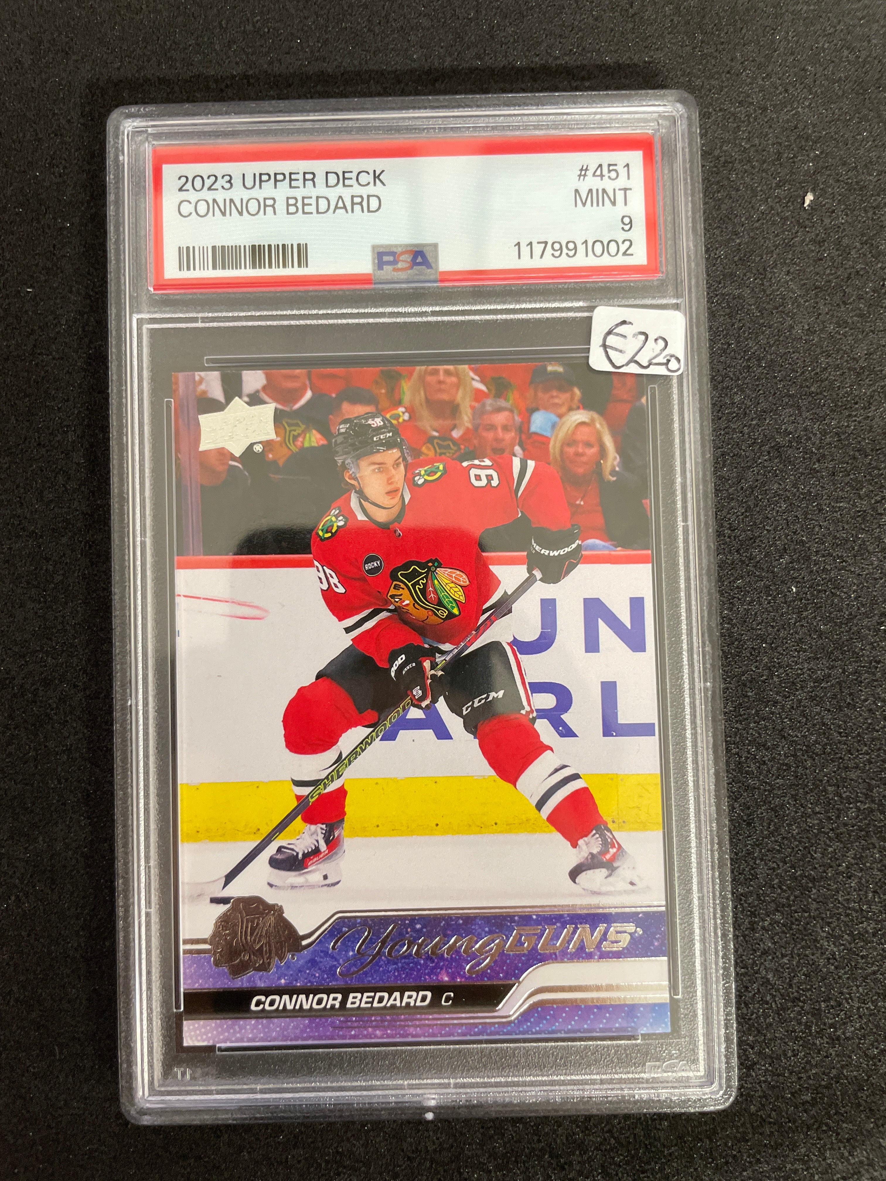2023 Upper Deck Connor Bedard PSA 9