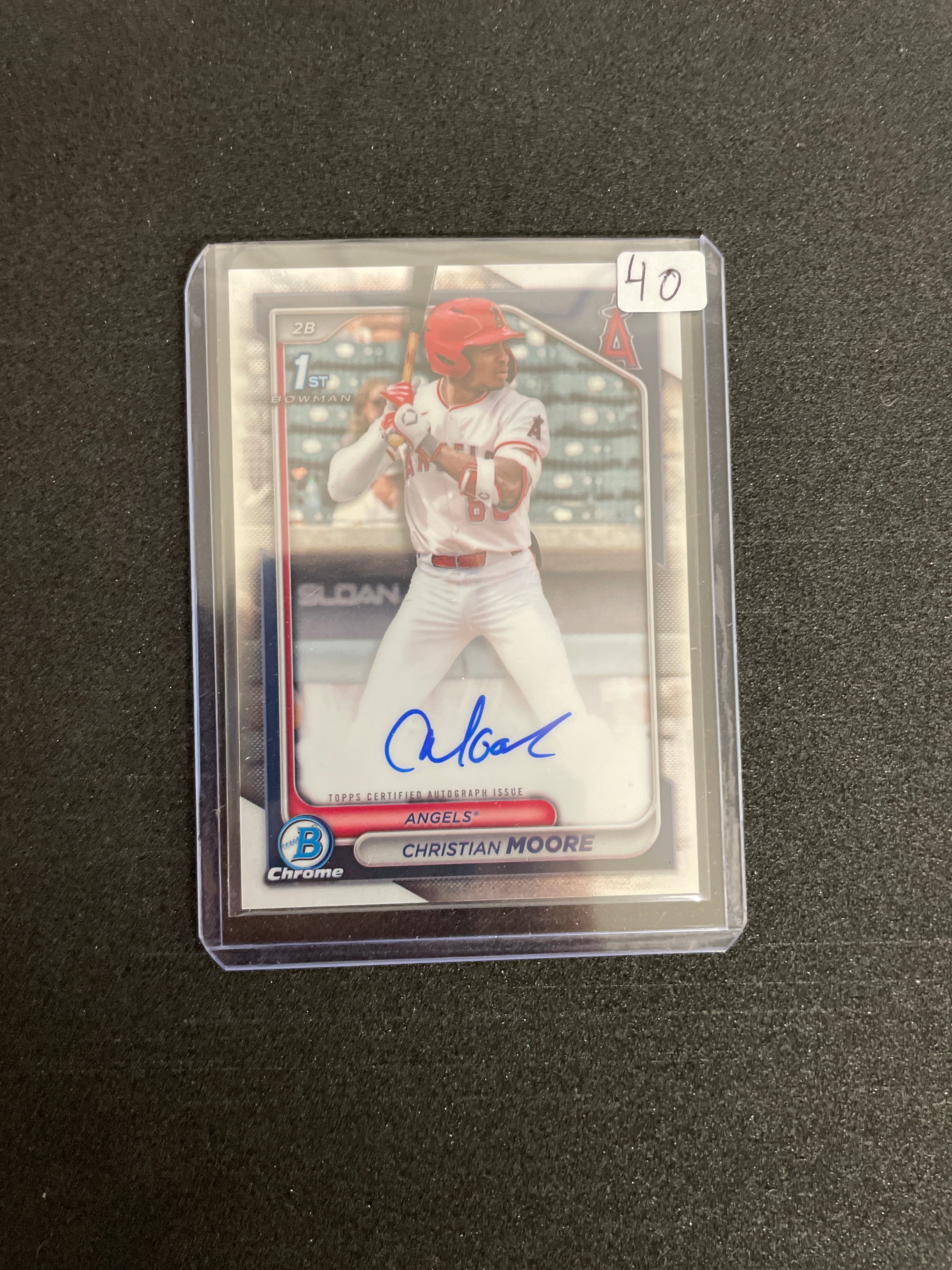 2024 Topps Bowman Chrome Christian Moore Auto