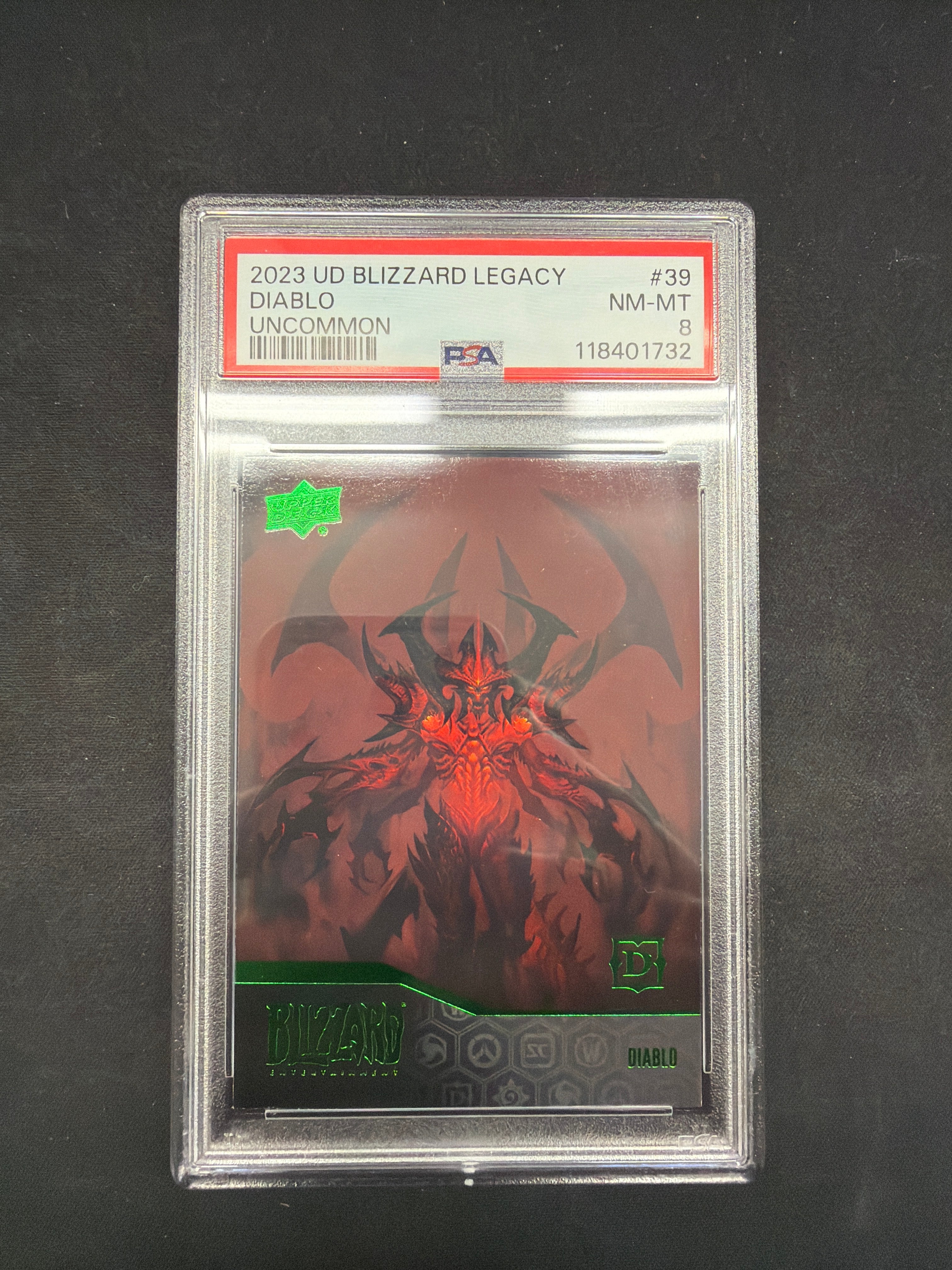 2023 UD Blizzard Legacy Diablo Uncommon PSA NM-MT 8