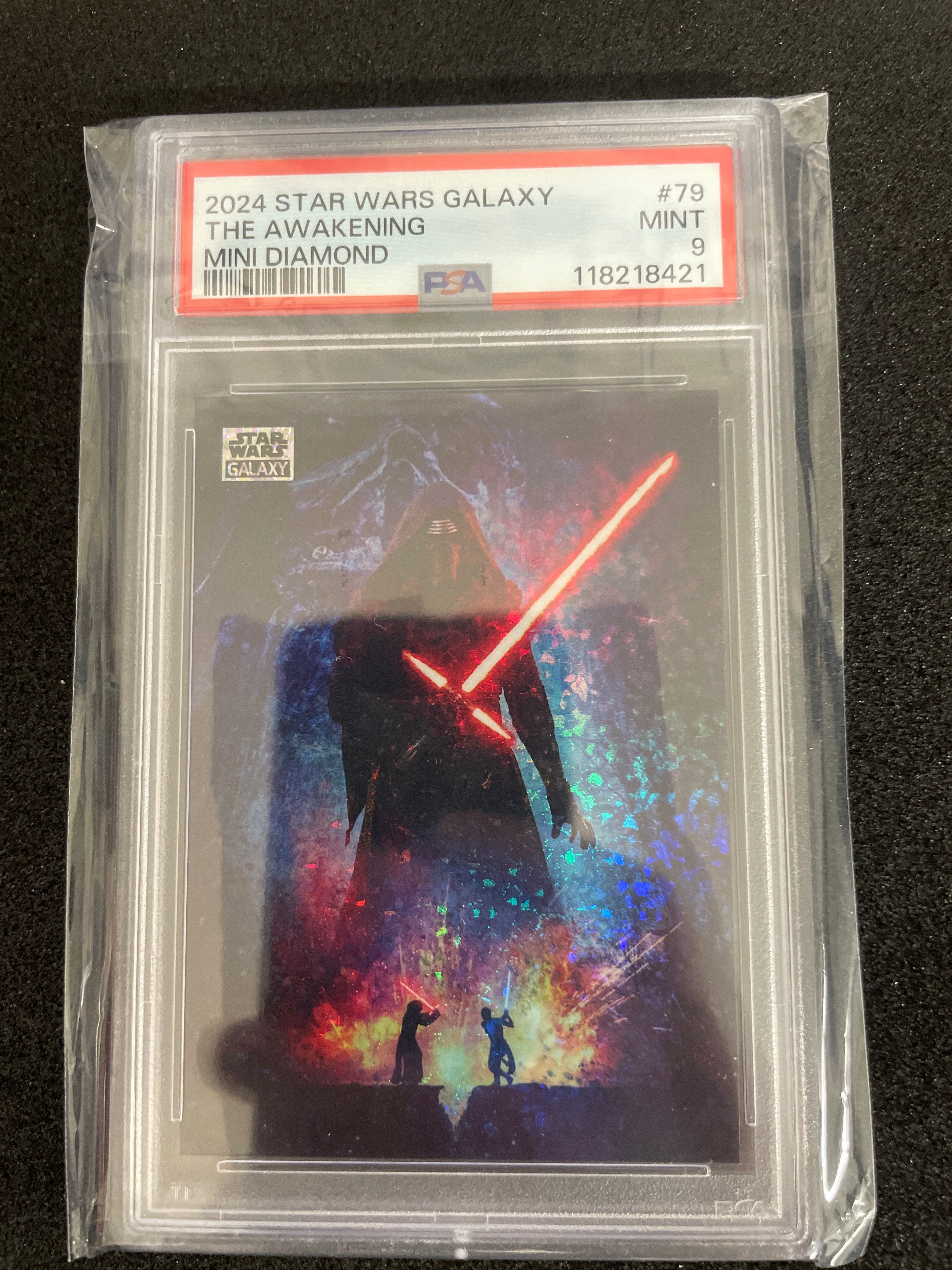2024 Star Wars Galaxy The Awakening Mini Diamond Mint PSA 9