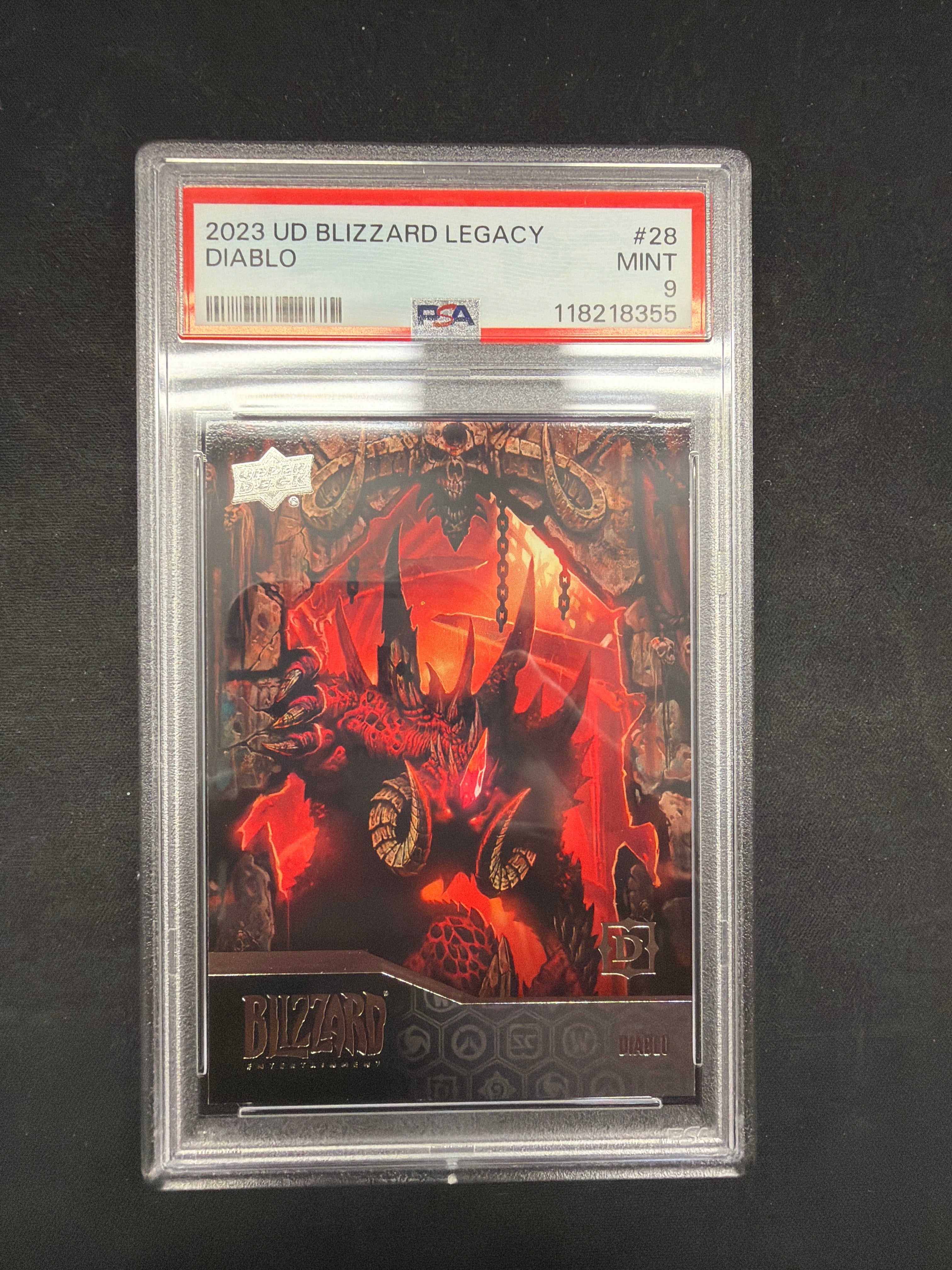 2023 UD Blizzard Legacy Diablo PSA MINT 9