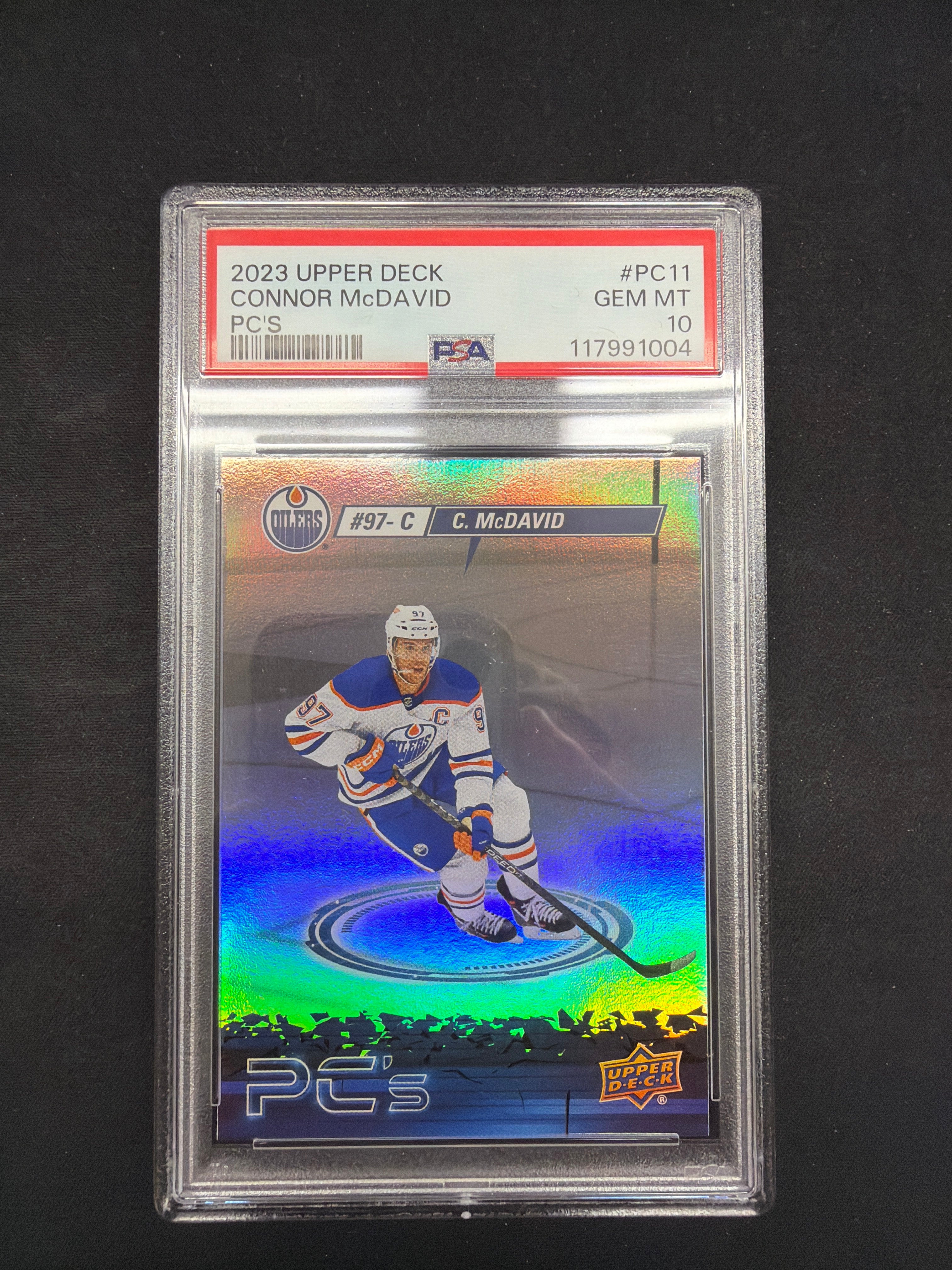 2023 Upper Deck Connor McDavid PC's PSA Gem MT 10