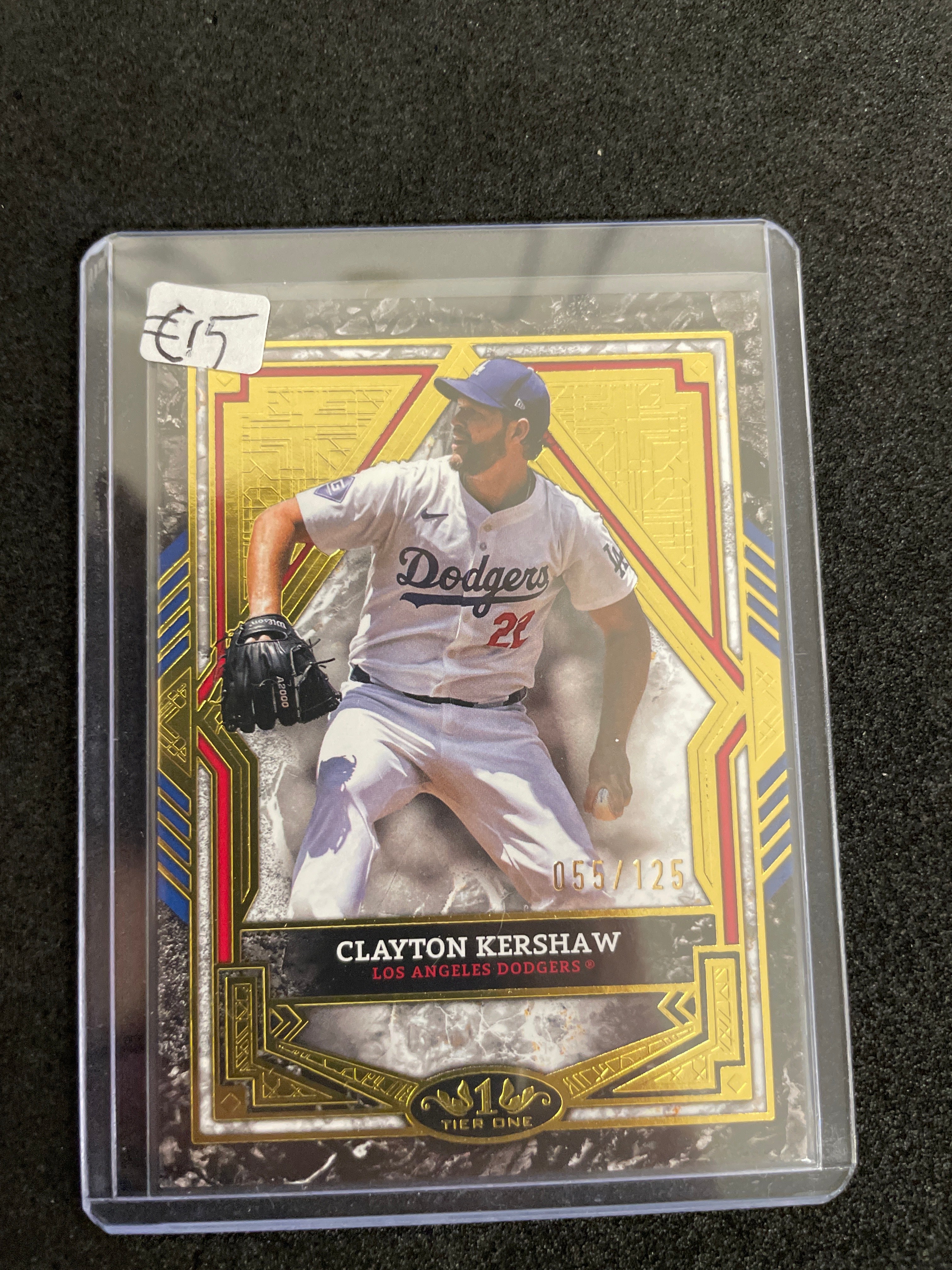 2025 Topps Tier One Baseball Clayton Kershaw /125