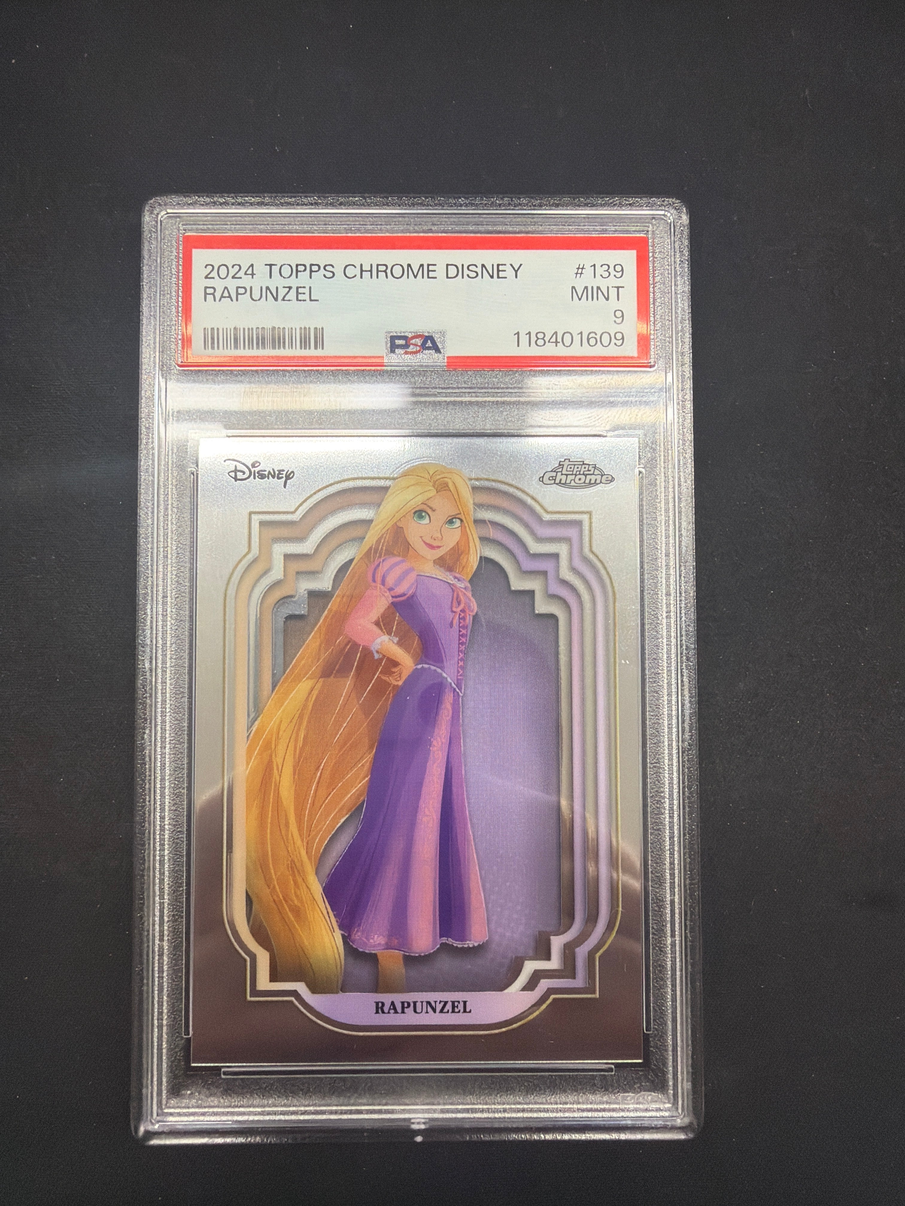 2024 Topps Chrome Disney Rapunzel PSA MINT 9