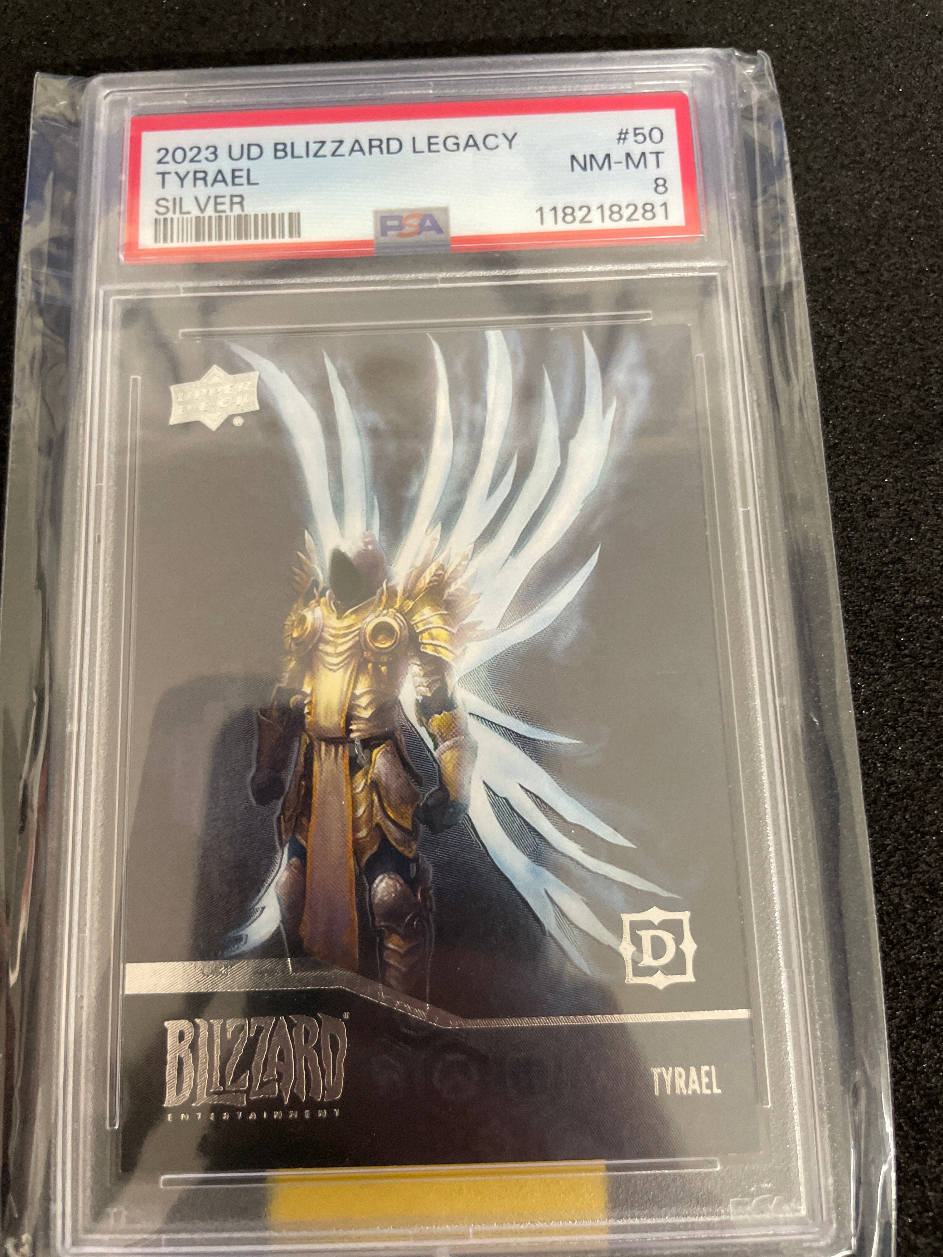 2023 Ud Blizzard Legacy tyrael Silver Near Mint-Mint PSA 8