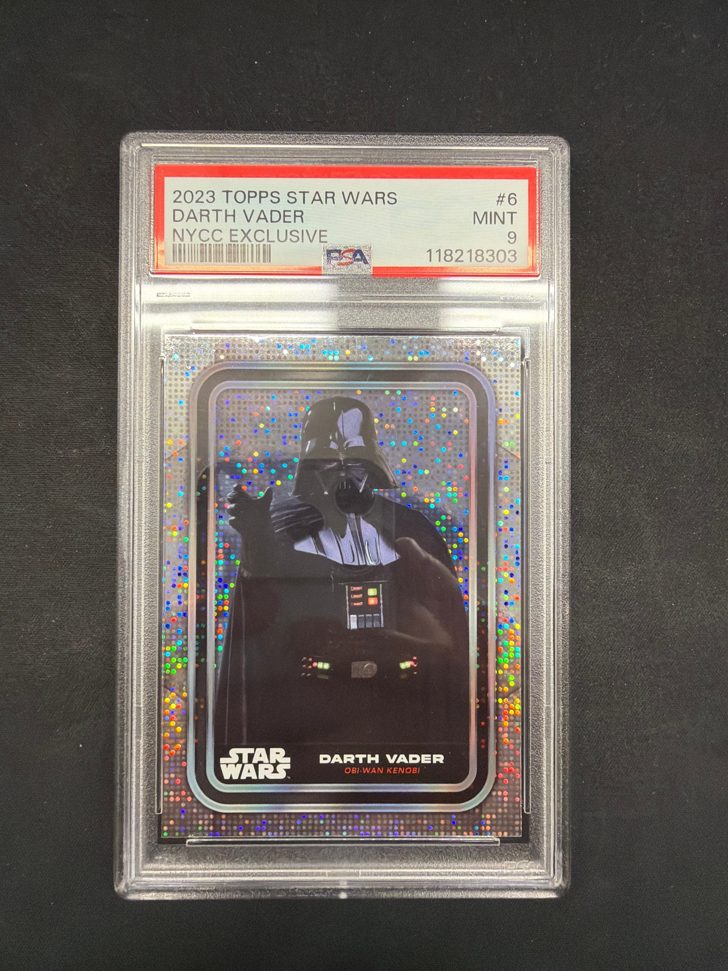 2023 Topps Star Wars Darth Vader NYCC Exclusive PSA Mint 9