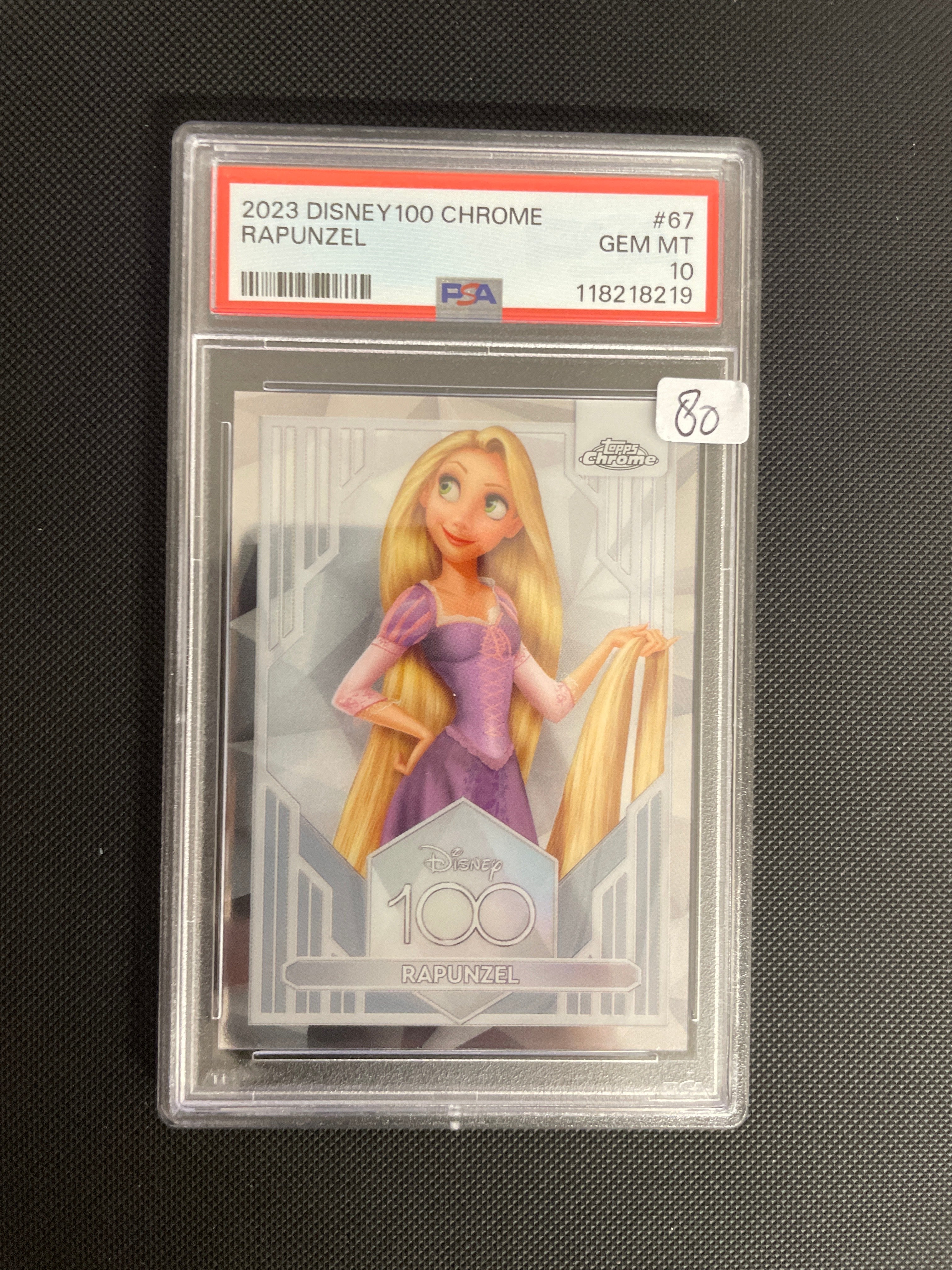 2023 Disney 100 Chrome Rapunzel #67 PSA 10