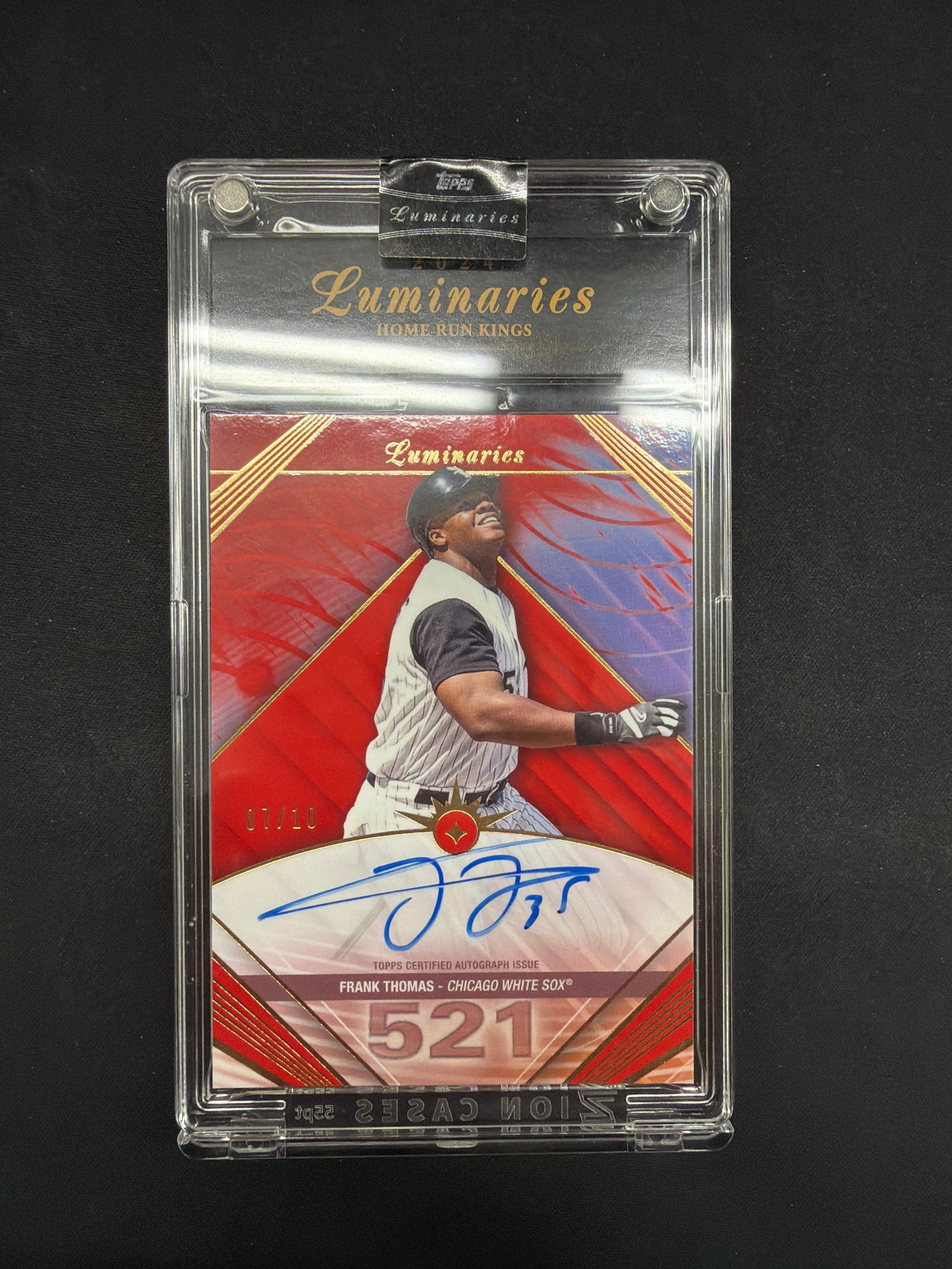 Frank Thomas 2024 Luminaries Home Run Kings Auto /10
