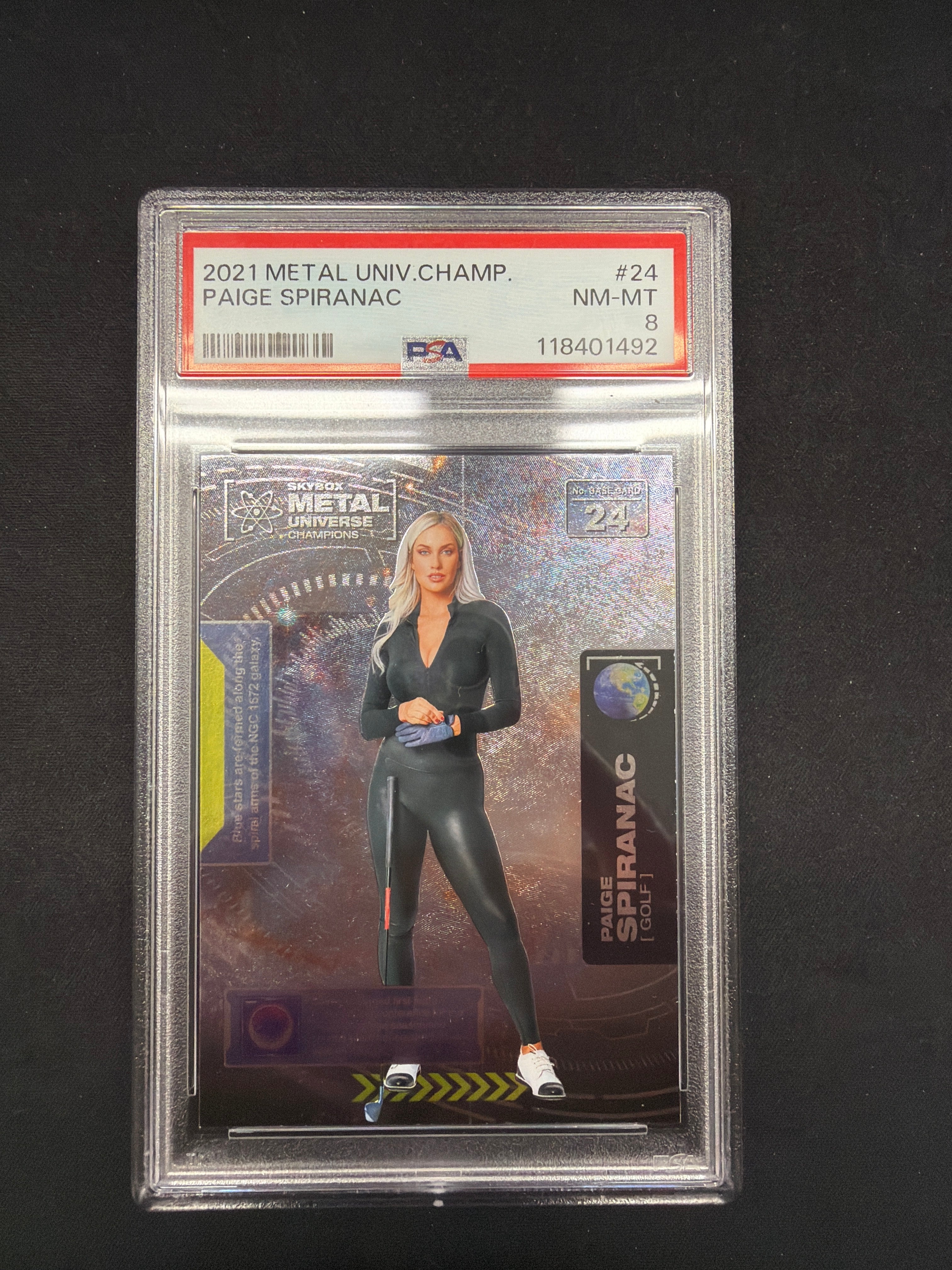 2021 Metal Universe Champ Paige Spiranac PSA NM-MT 8