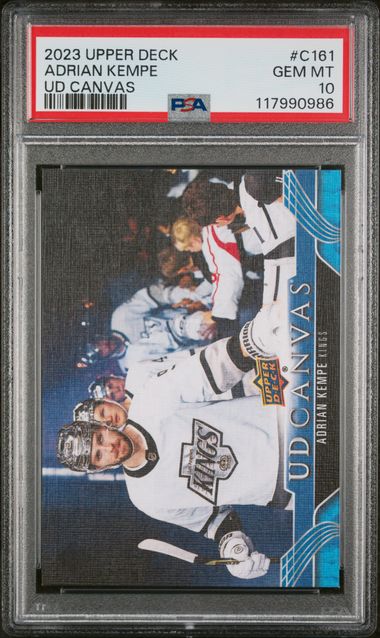 2023 Upper Deck Adrian Kempe UD Canvas PSA 10
