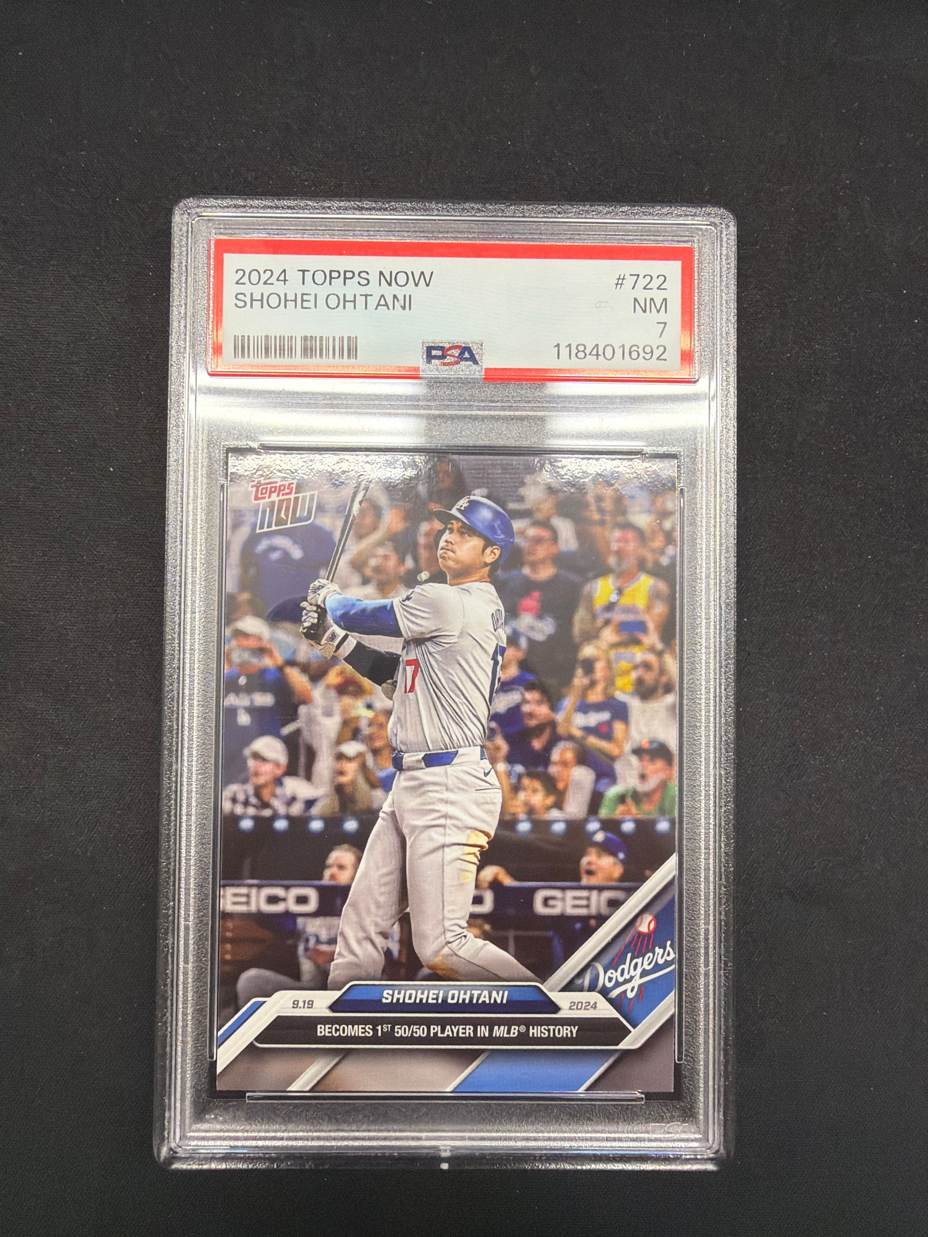 2024 Topps Now Shohei Ohtani #722 PSA NM 7
