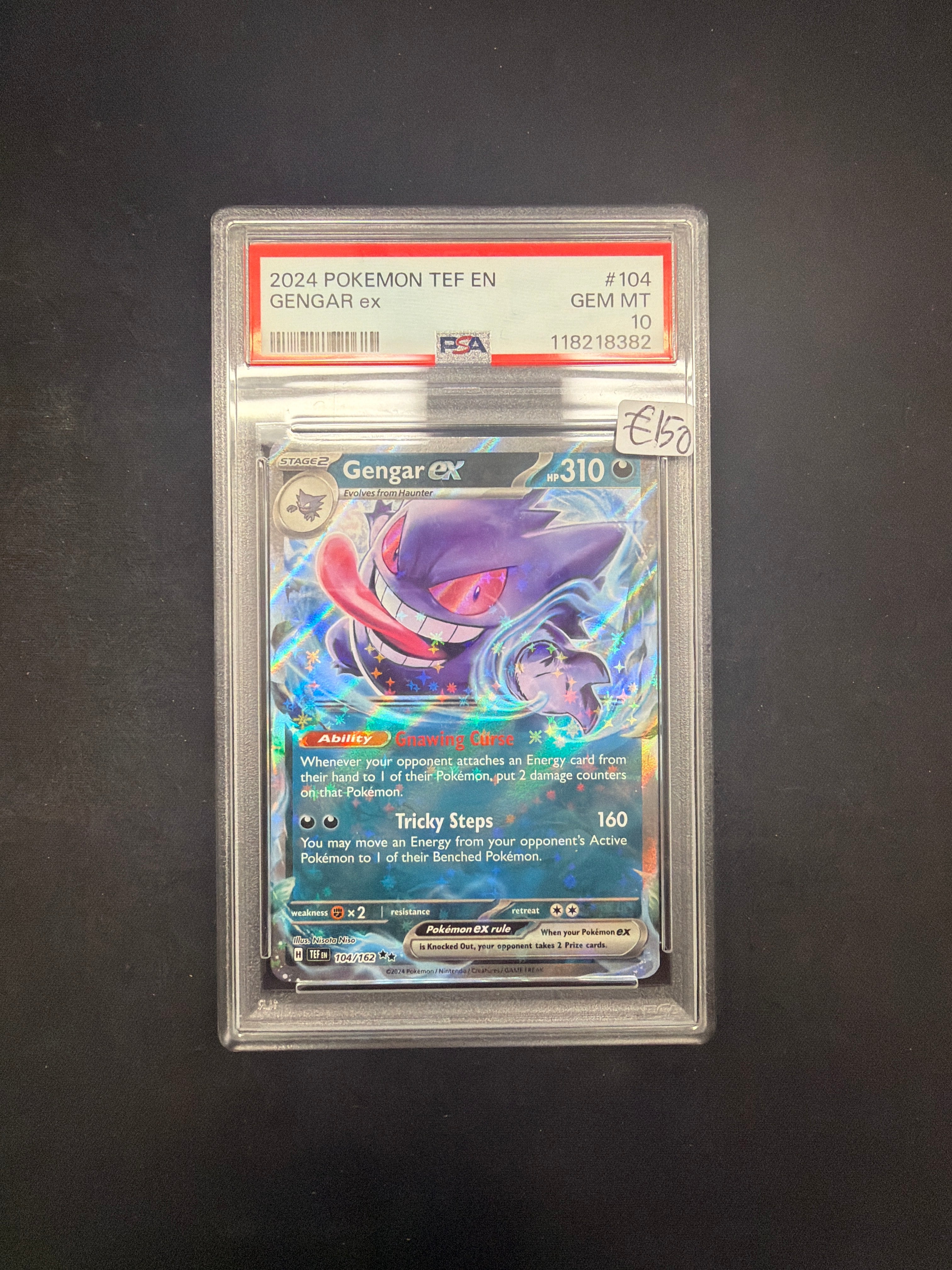 2024 Pokémon TEF EN Gengar ex PSA 10