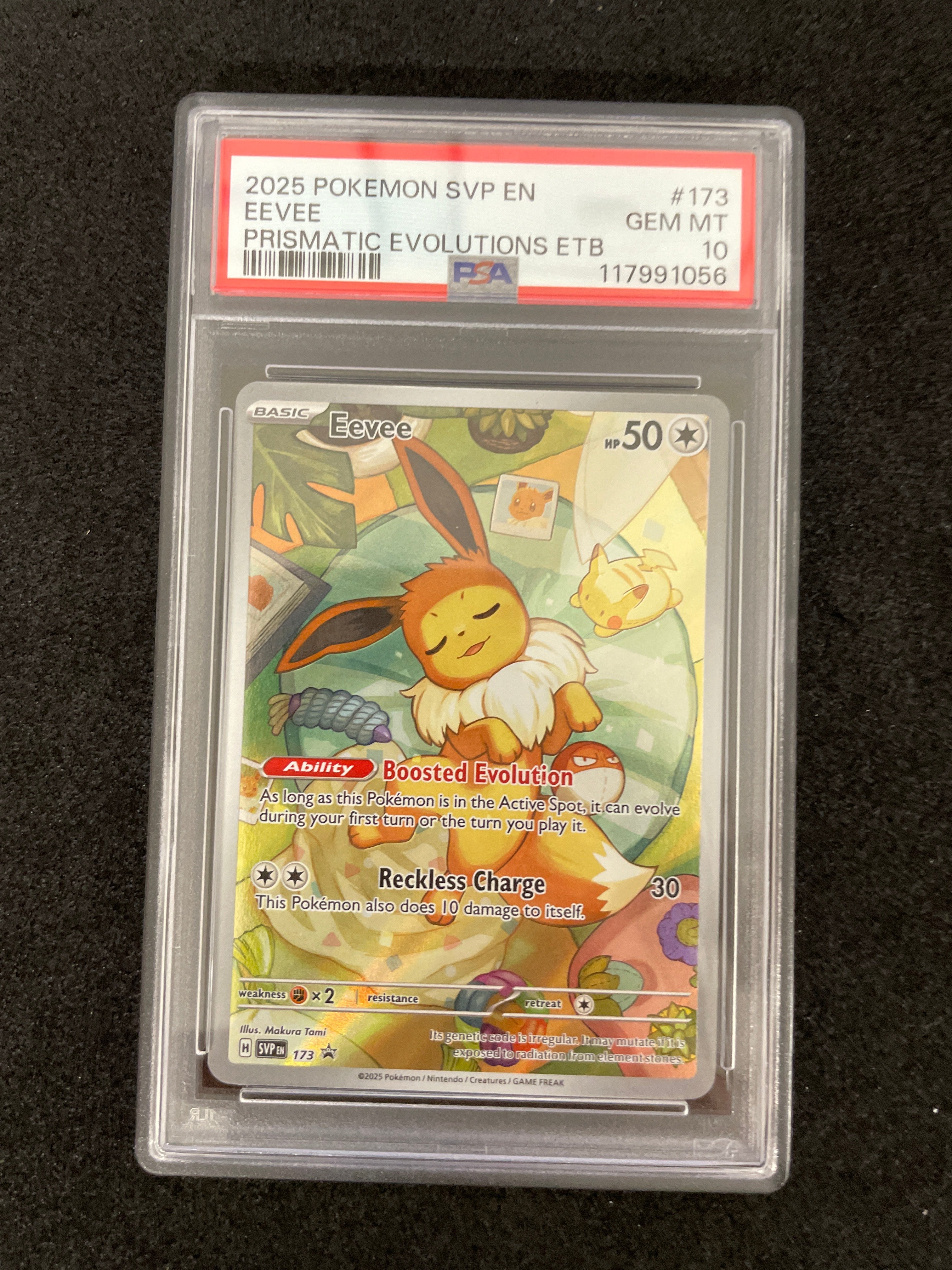 2025 Pokemon SVP EN Eevee Prismatic Evolutions ETB PSA 10 GEM MINT