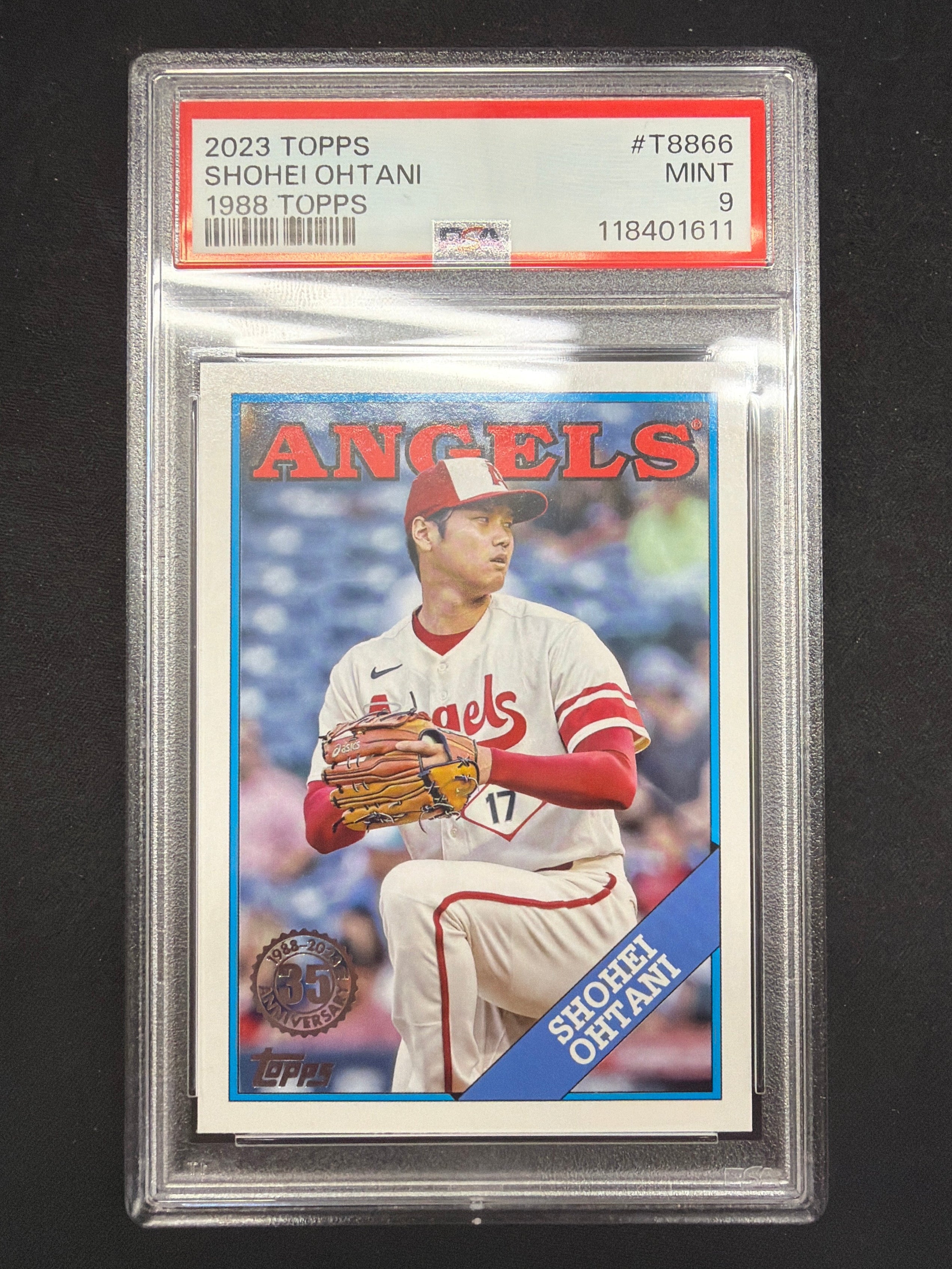 2023 Topps Shohei Ohtani 1988 Topps PSA Mint 9