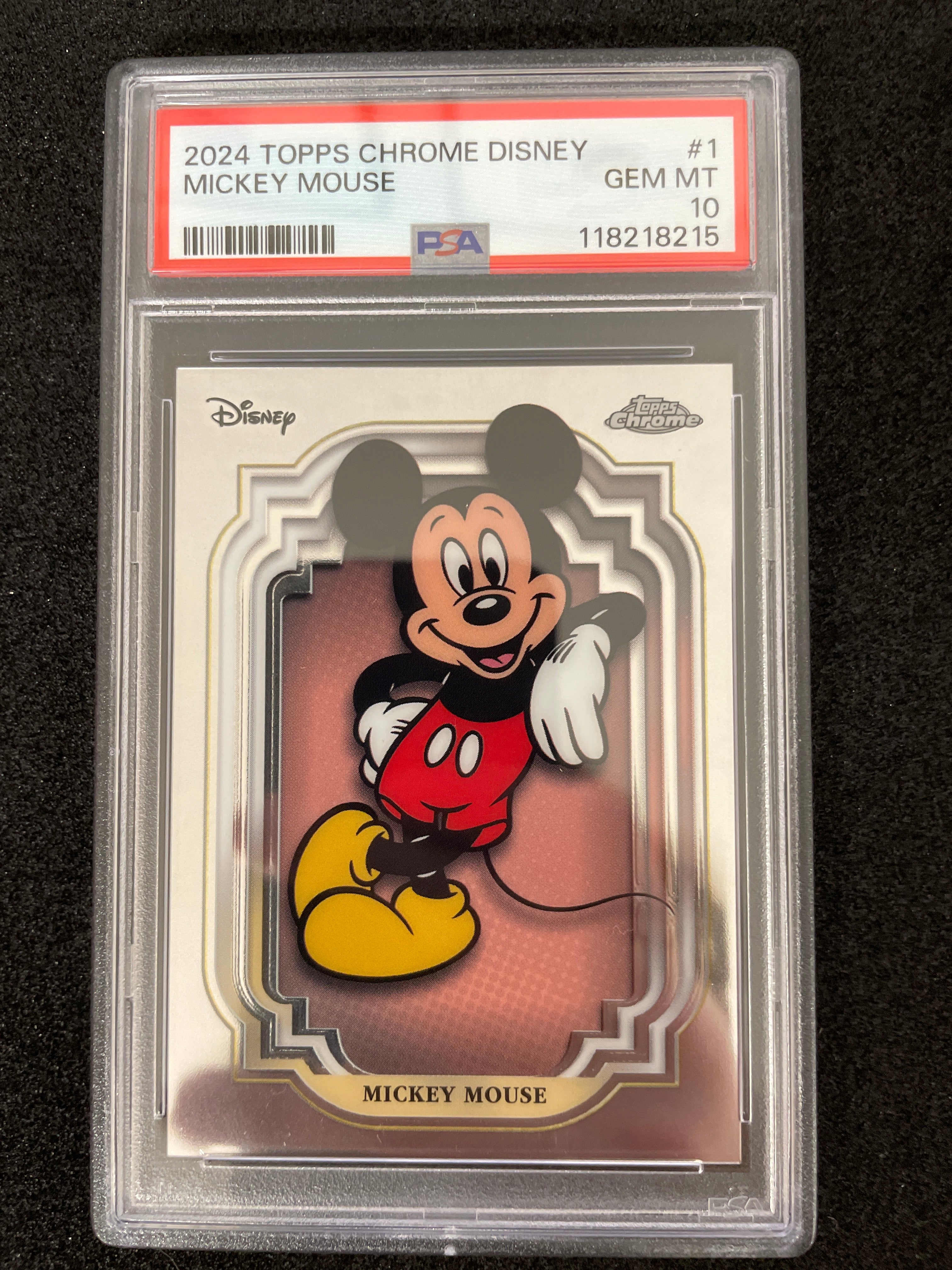 2024 Topps Chrome Disney Mickey Mouse Gem Mint PSA 10