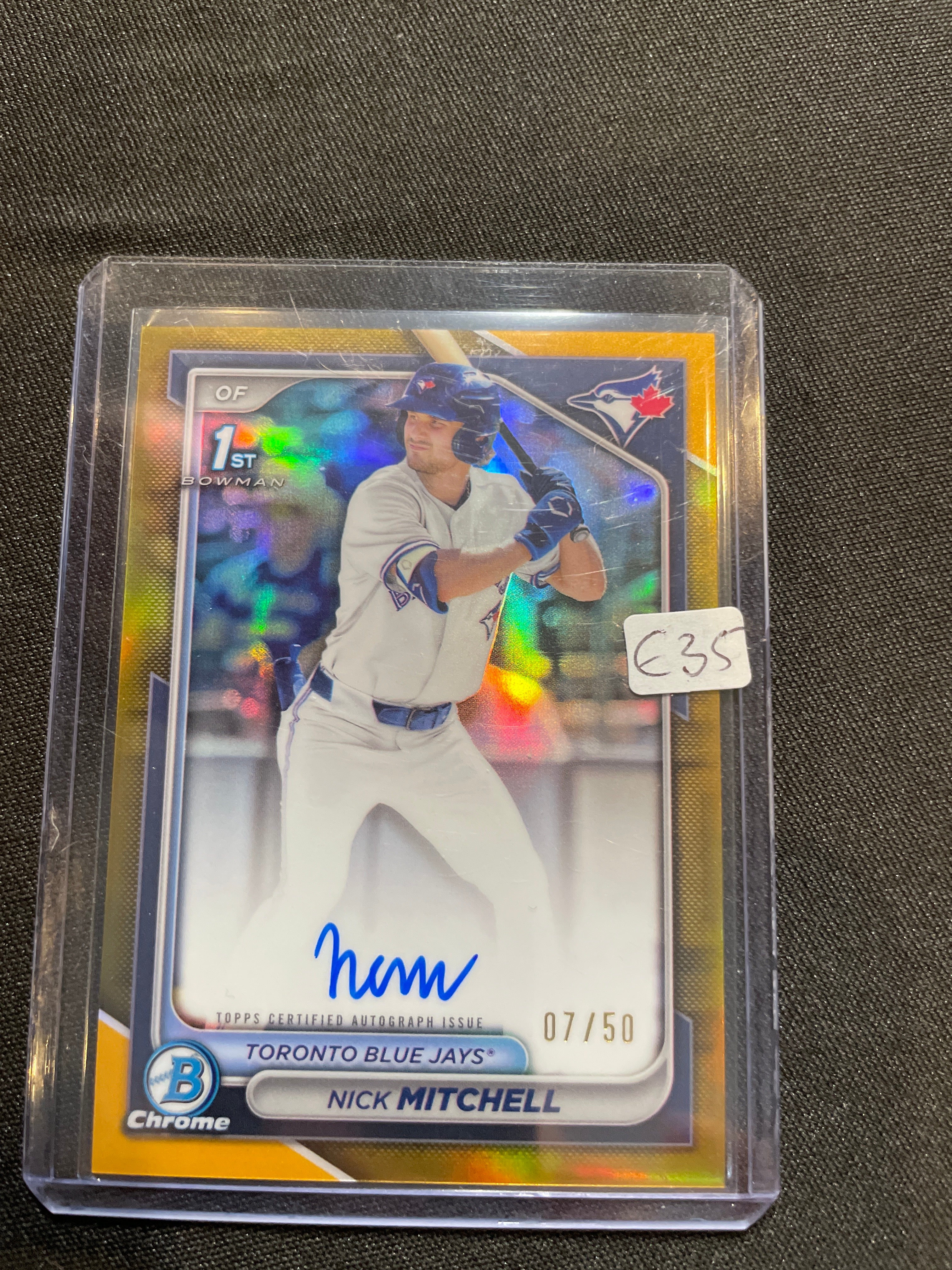 2024 tot topps Bowman Chrome Nick Mitchelp /50