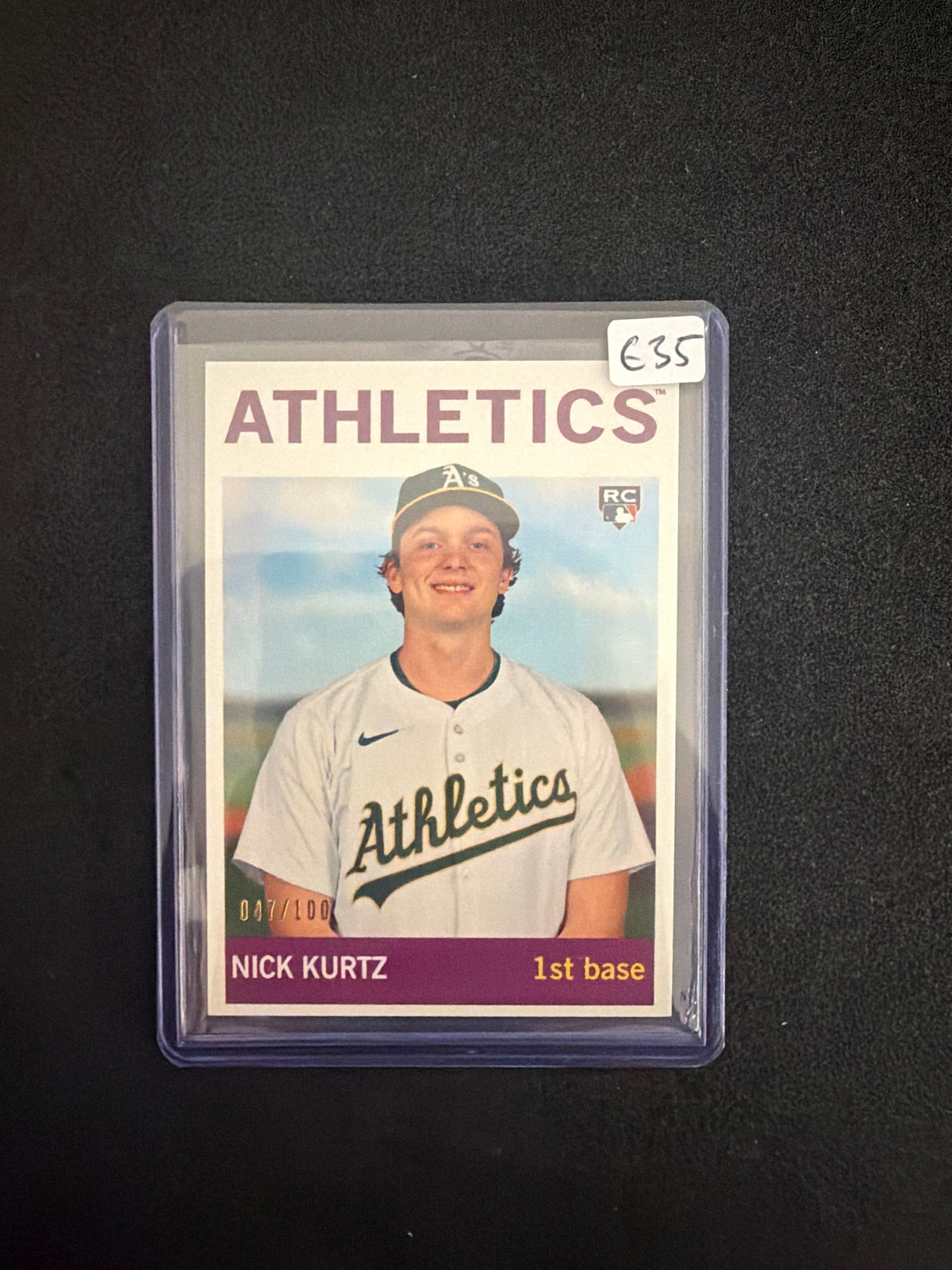 2025 Topps Transcendent VIP Nick Kurtz Rookie /100