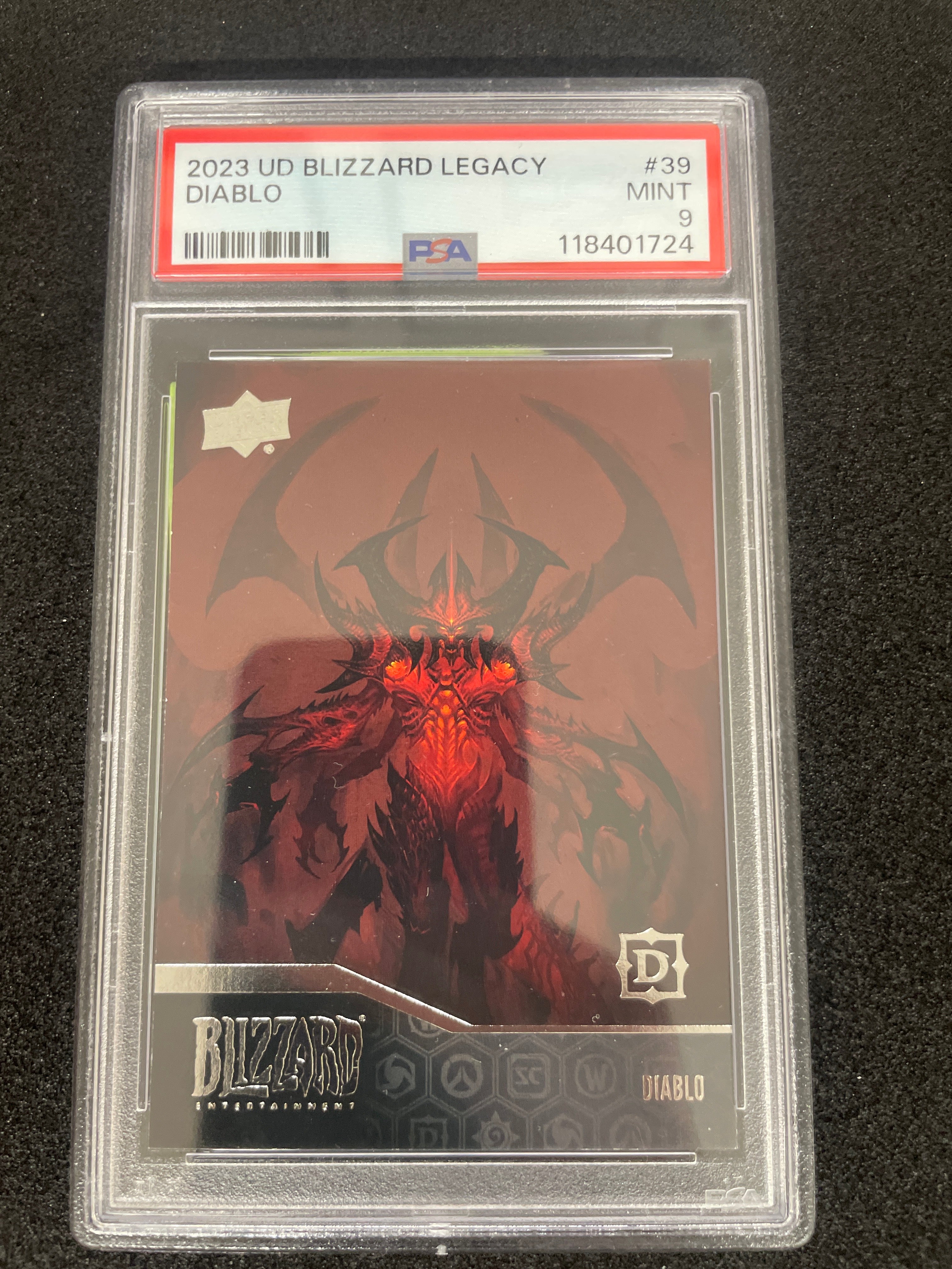 2023 UD Blizzard Legacy Diablo MINT PSA 9