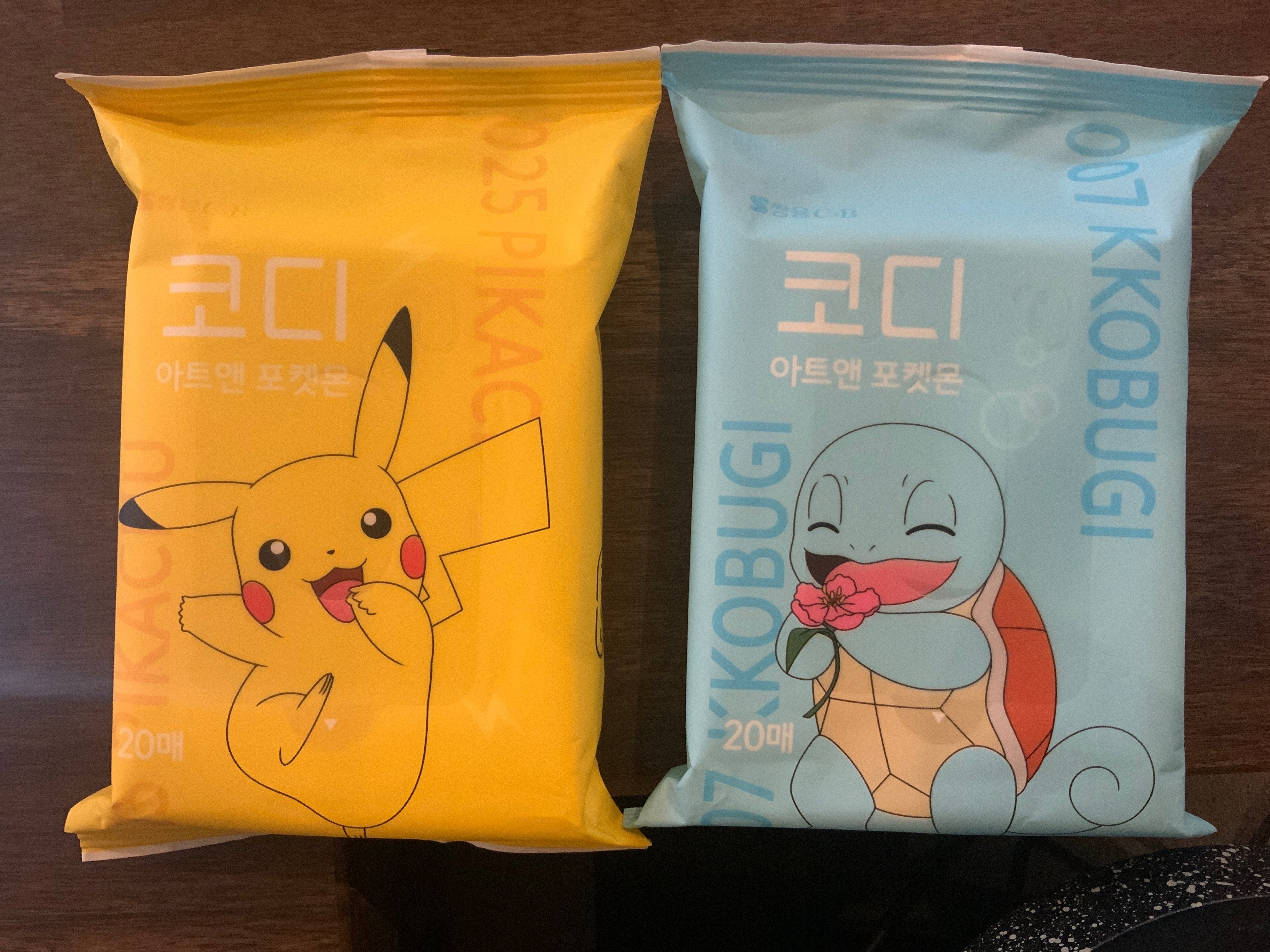 Codi | Kodikodi Art Pokemon Wet Wipes (Portable) 20 Sheets