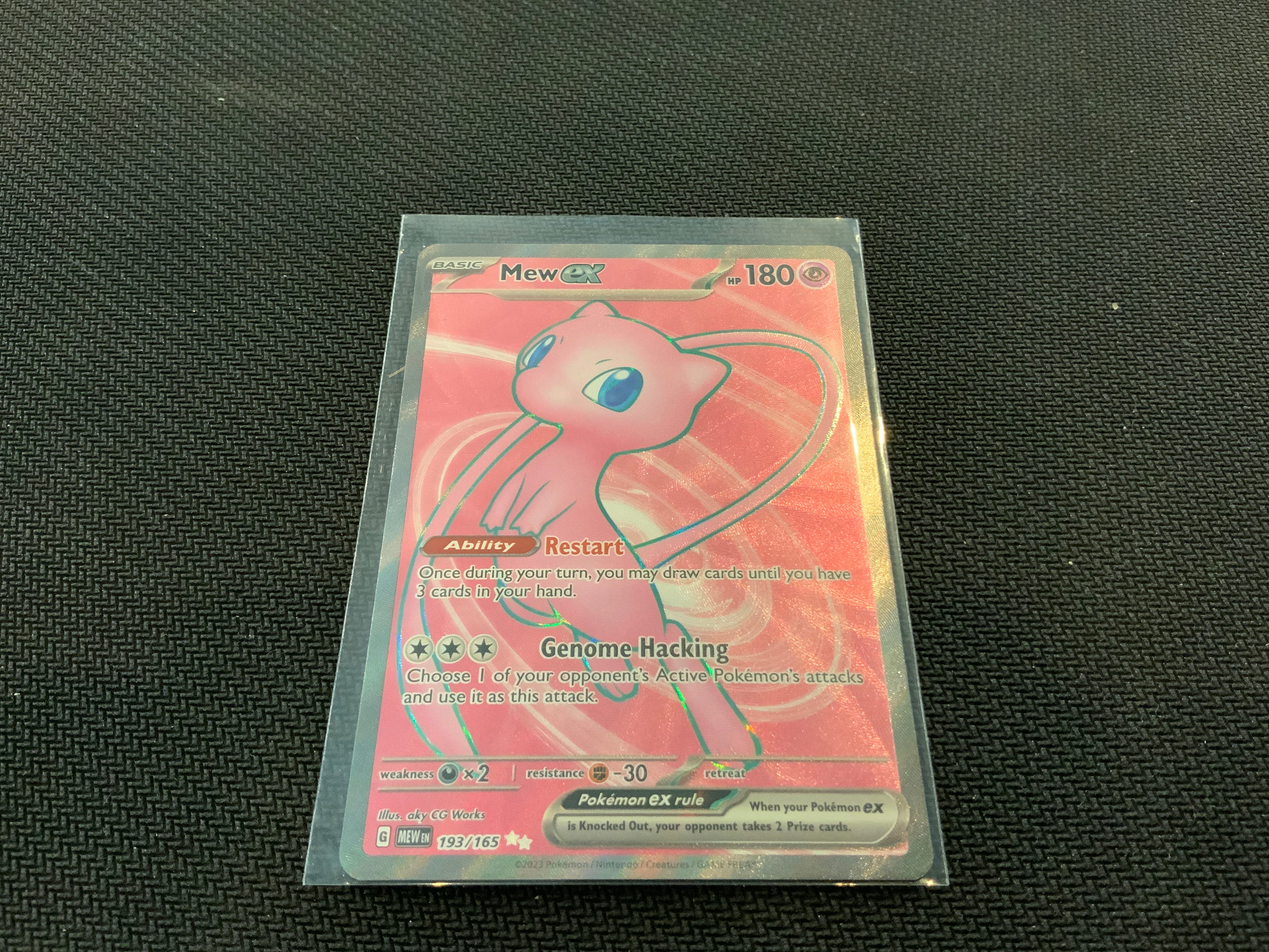 Pokemon MEW Mew Ex 193/165