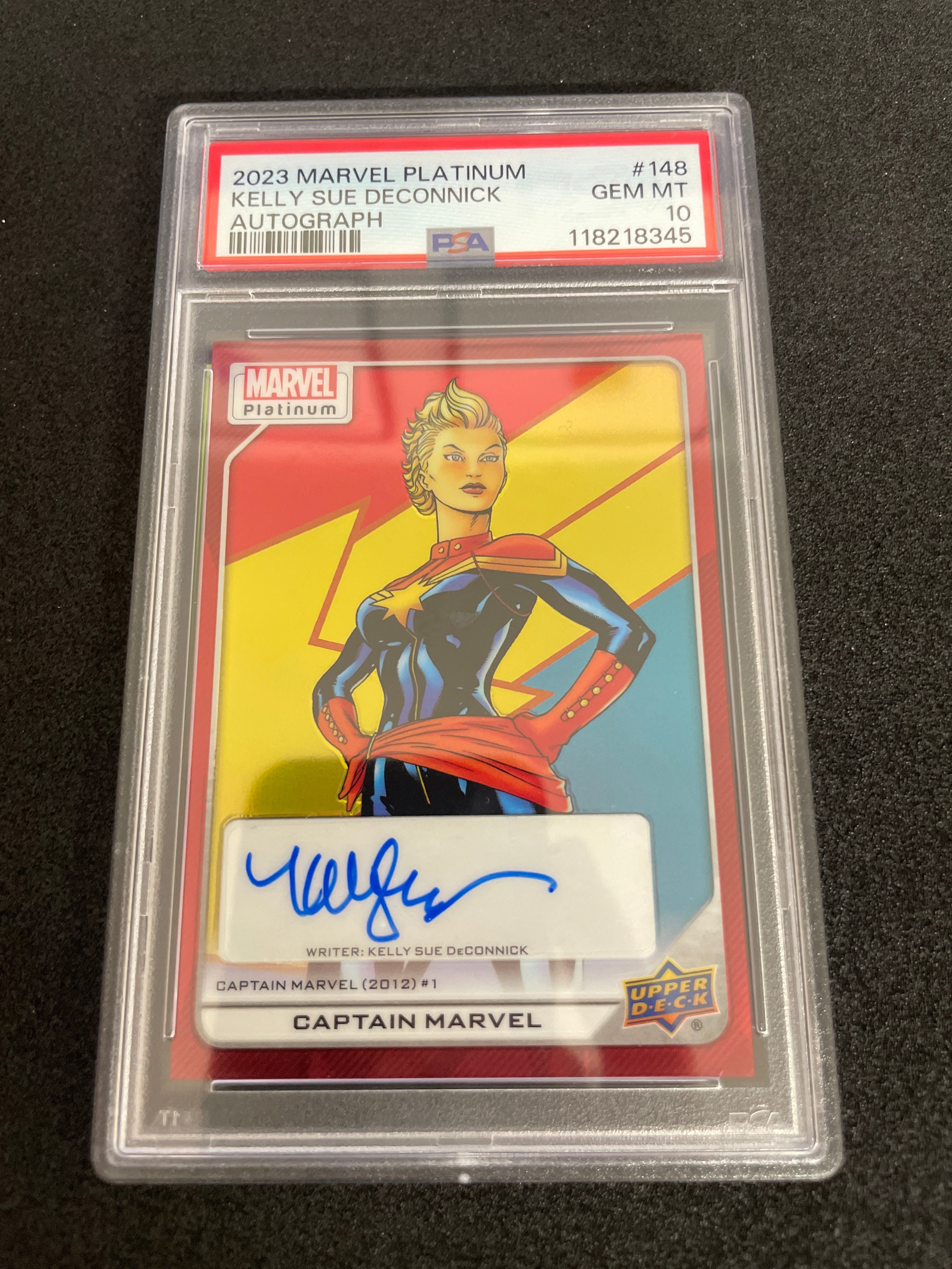2023 Marvel Platinum Kelly Sue Deconnick Autograph GEM MINT PSA 10