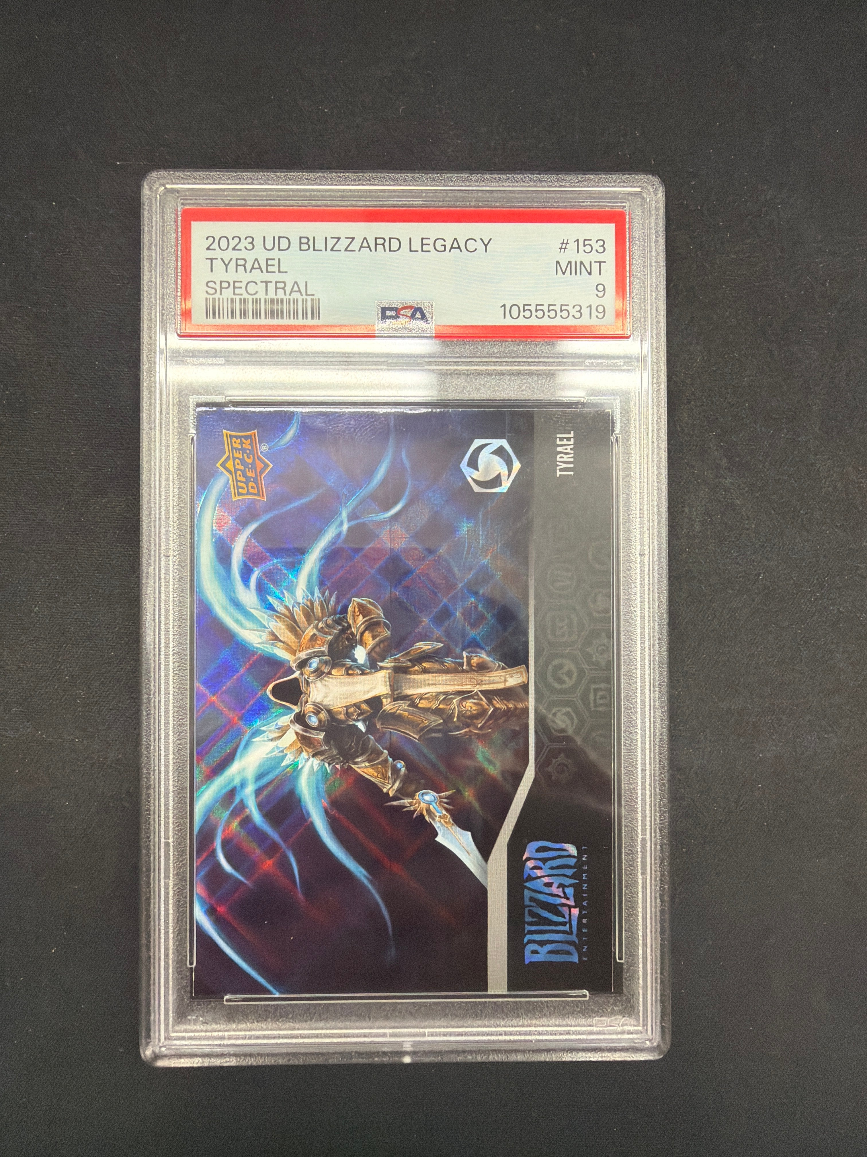 2023 UD Blizzard Legacy Tyrael Spectral PSA MINT 9