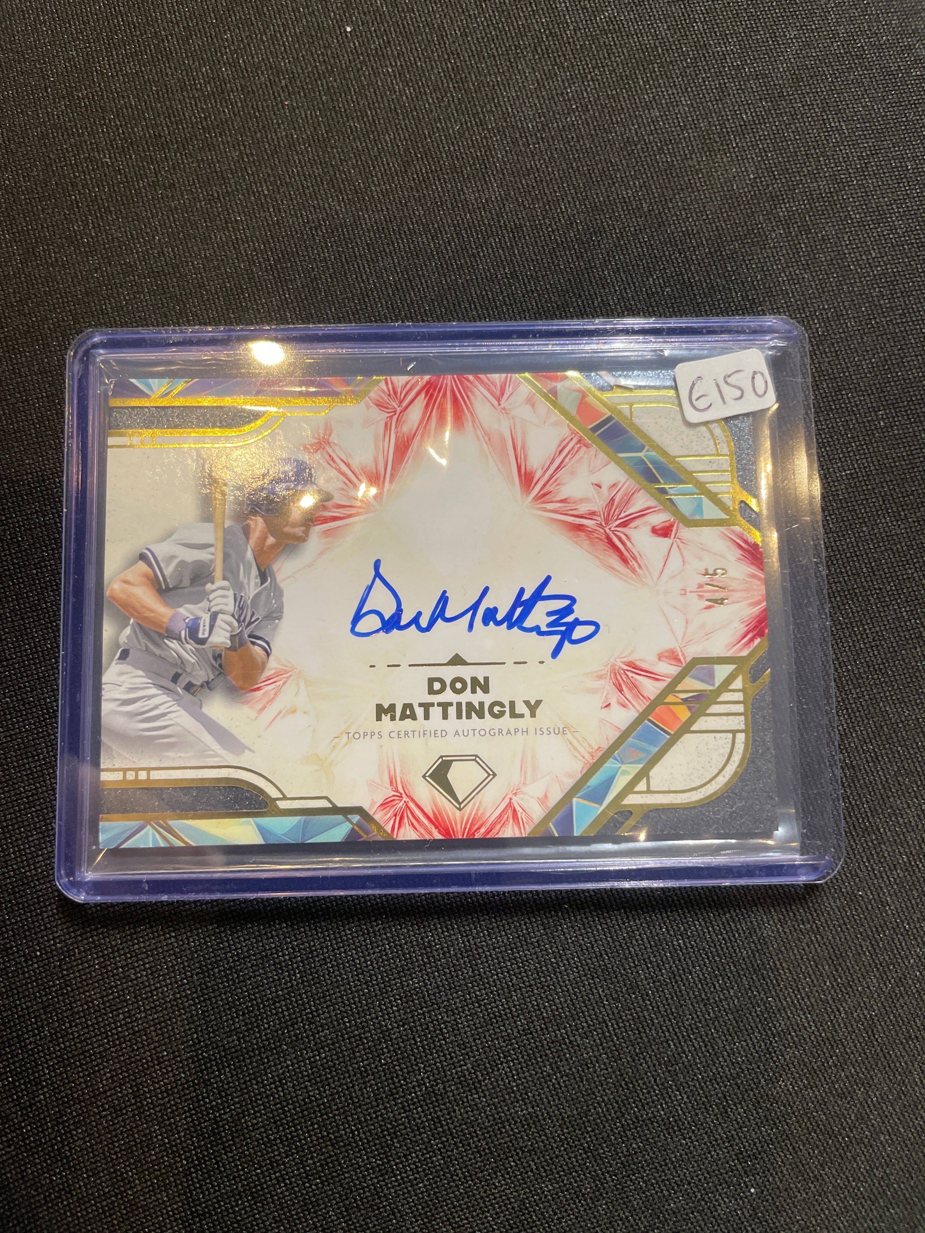 2025 Topps Diamond Icons Don Mattingly Autograph /5