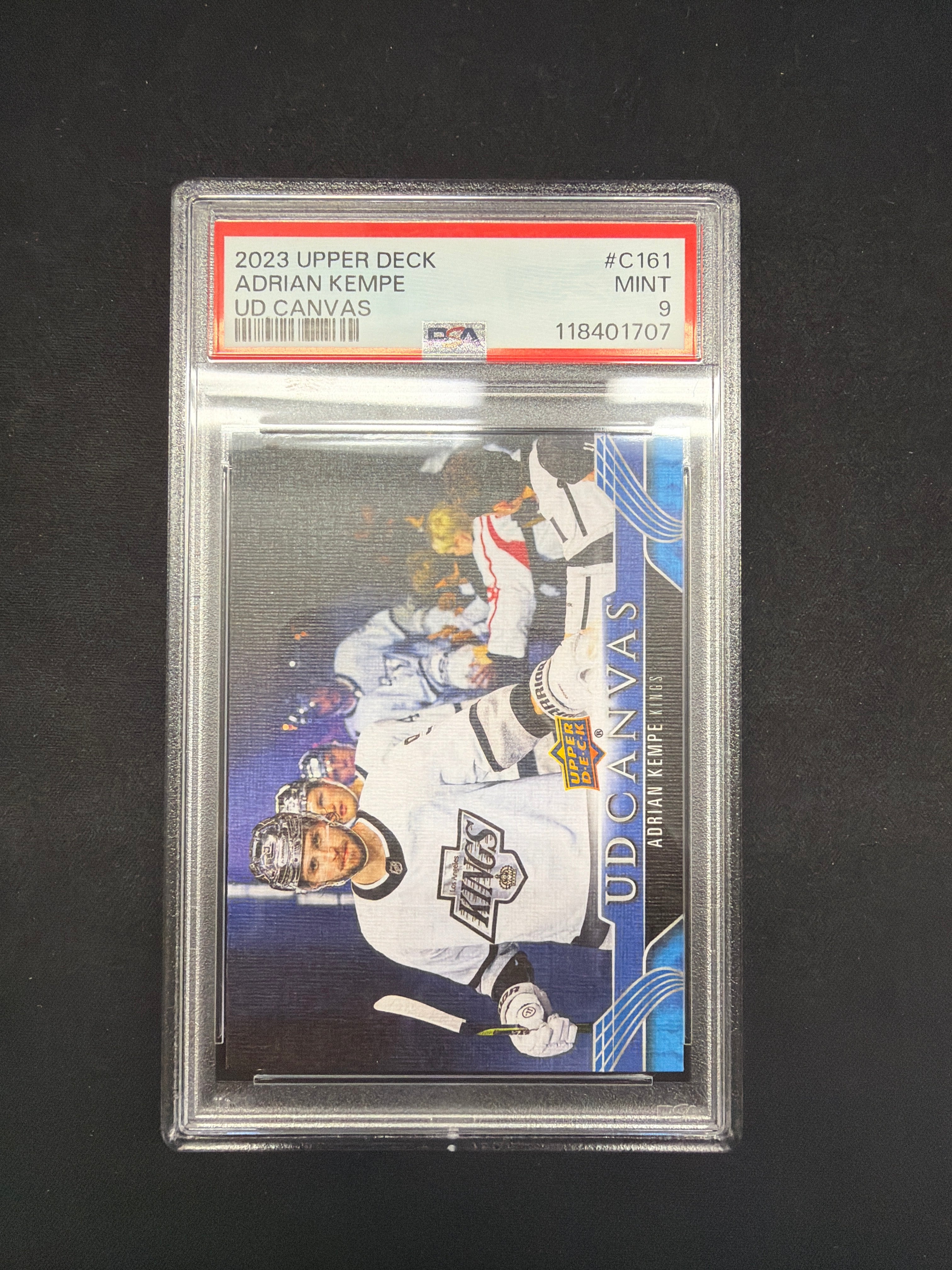 2023 Upper Deck Adrian Kempe UD Canvas PSA MINT 9
