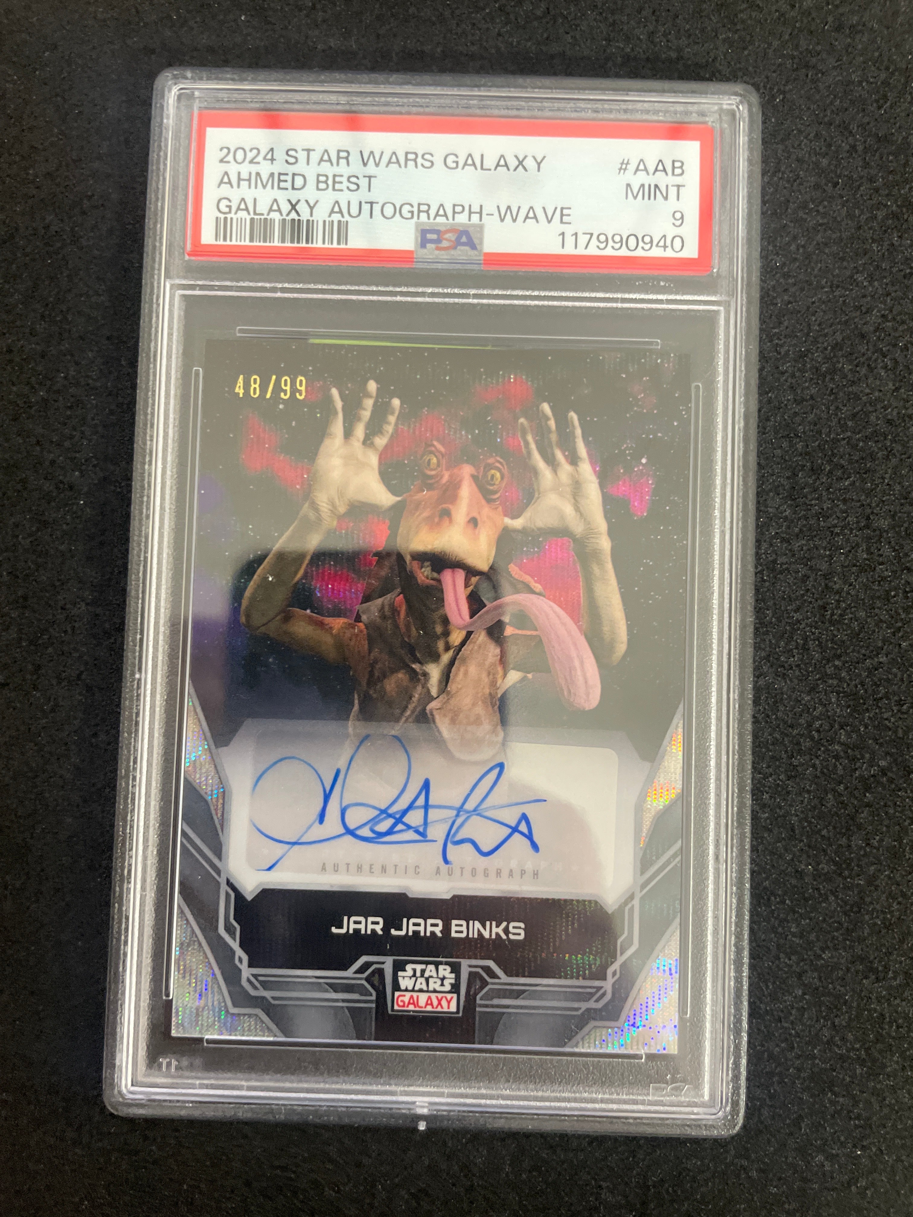 2024 Star Wars Galaxy Ahmed Best Galaxy Autograph-Wave /99