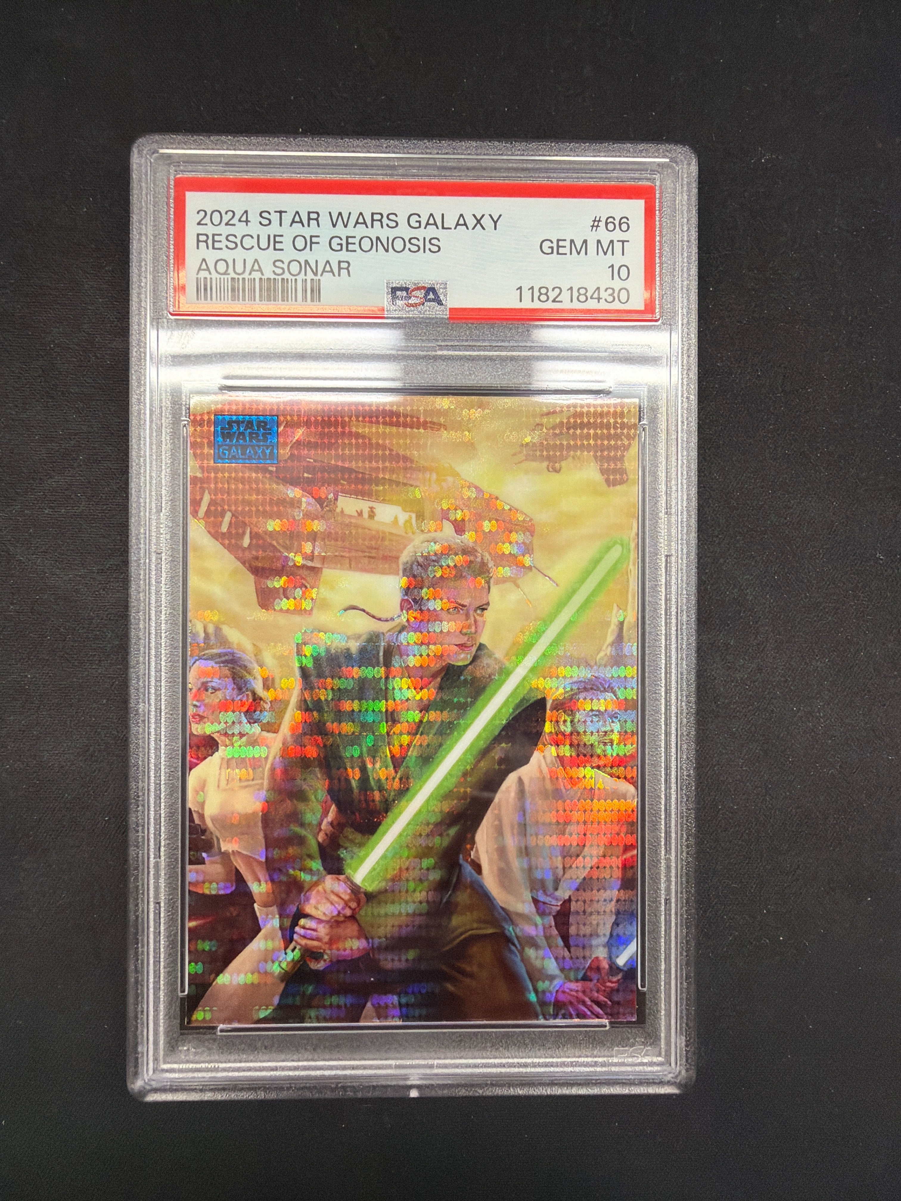 2024 Star Wars Galaxy Rescue of Geonosis Aqua Sonar PSA Gem MT 10 /199