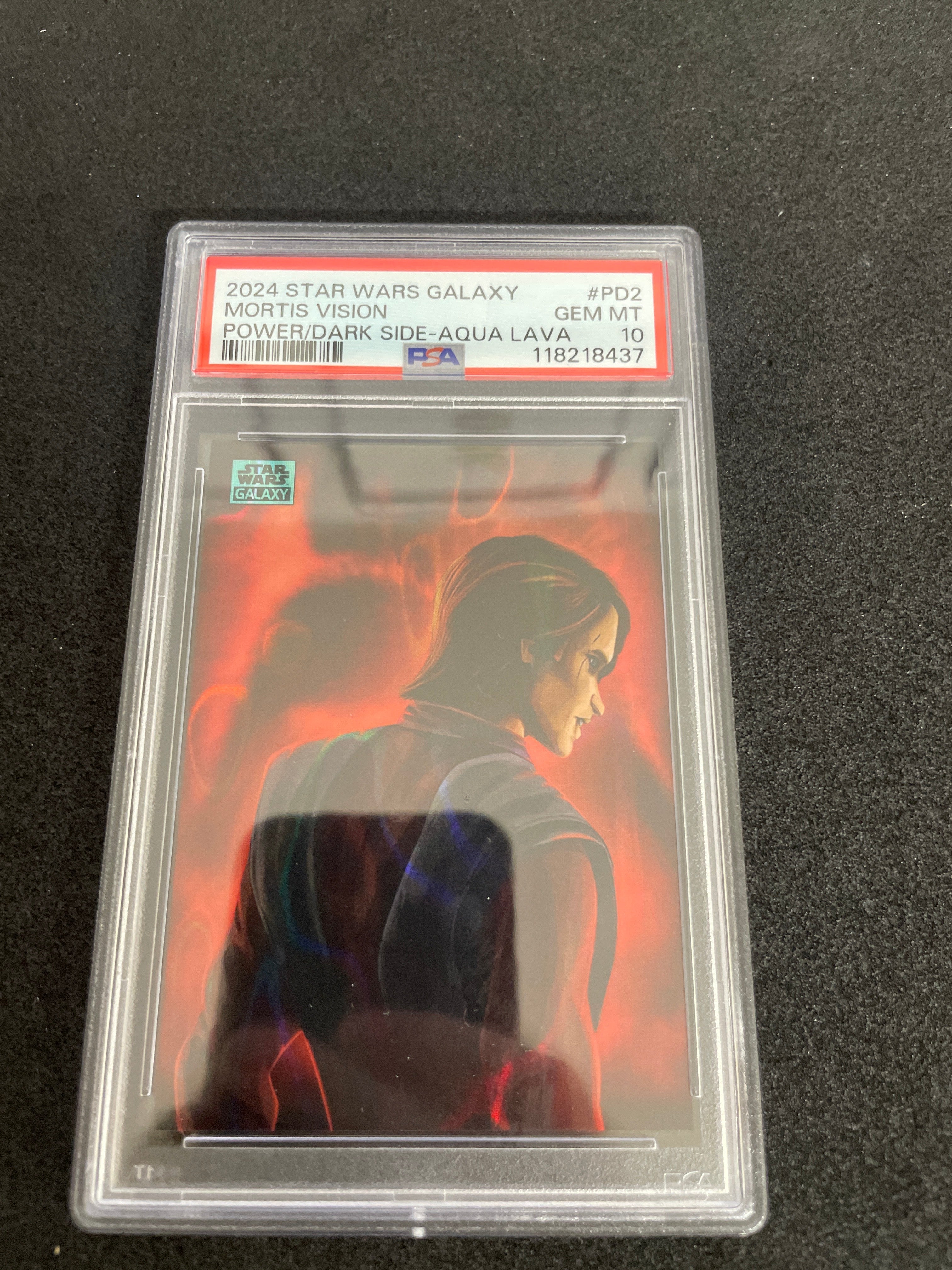 2024 Star Wars Galaxy Mortis Vision Power/Dark Side-Aqua Lava GEM MINT PSA 10 /175