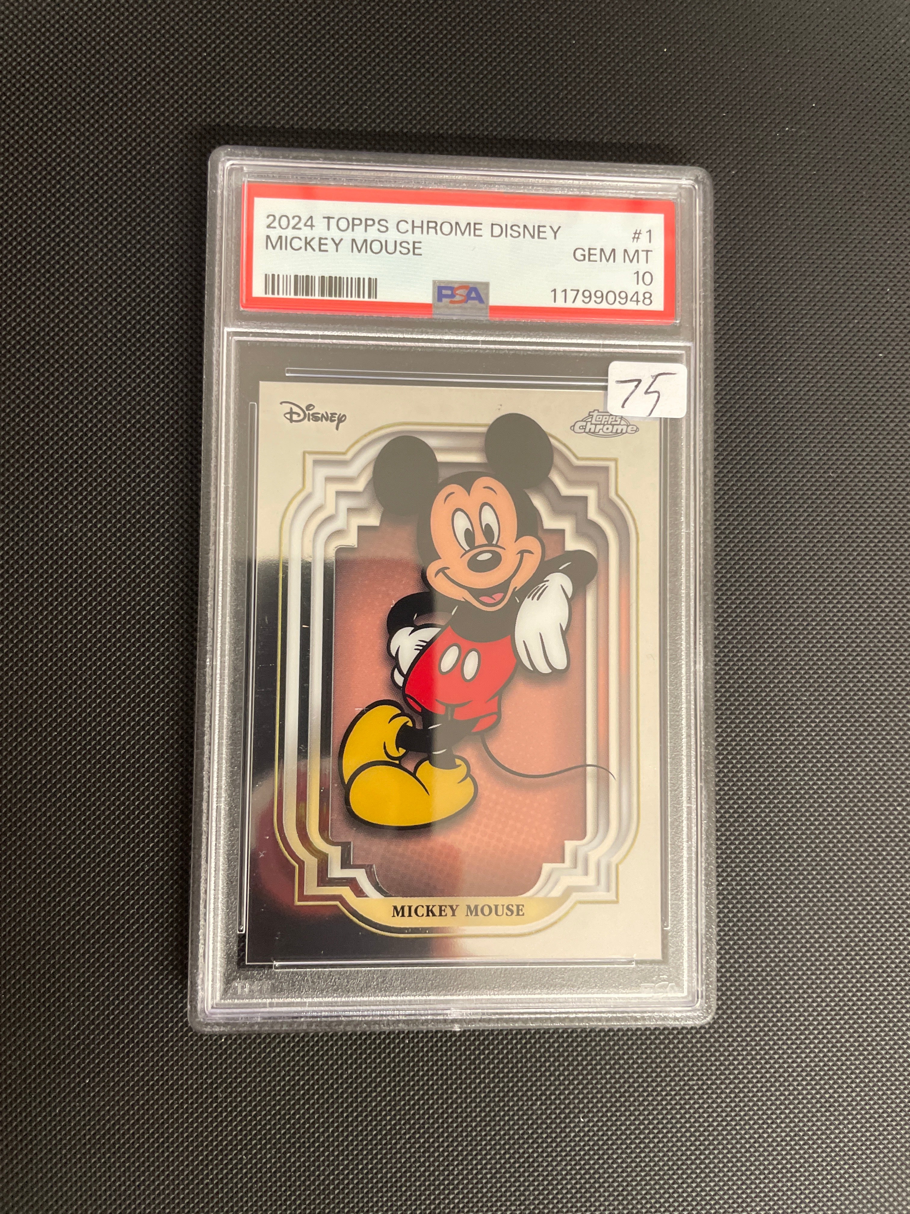 2024 Topps Chrome Disney Mickey Mouse #1 PSA 10