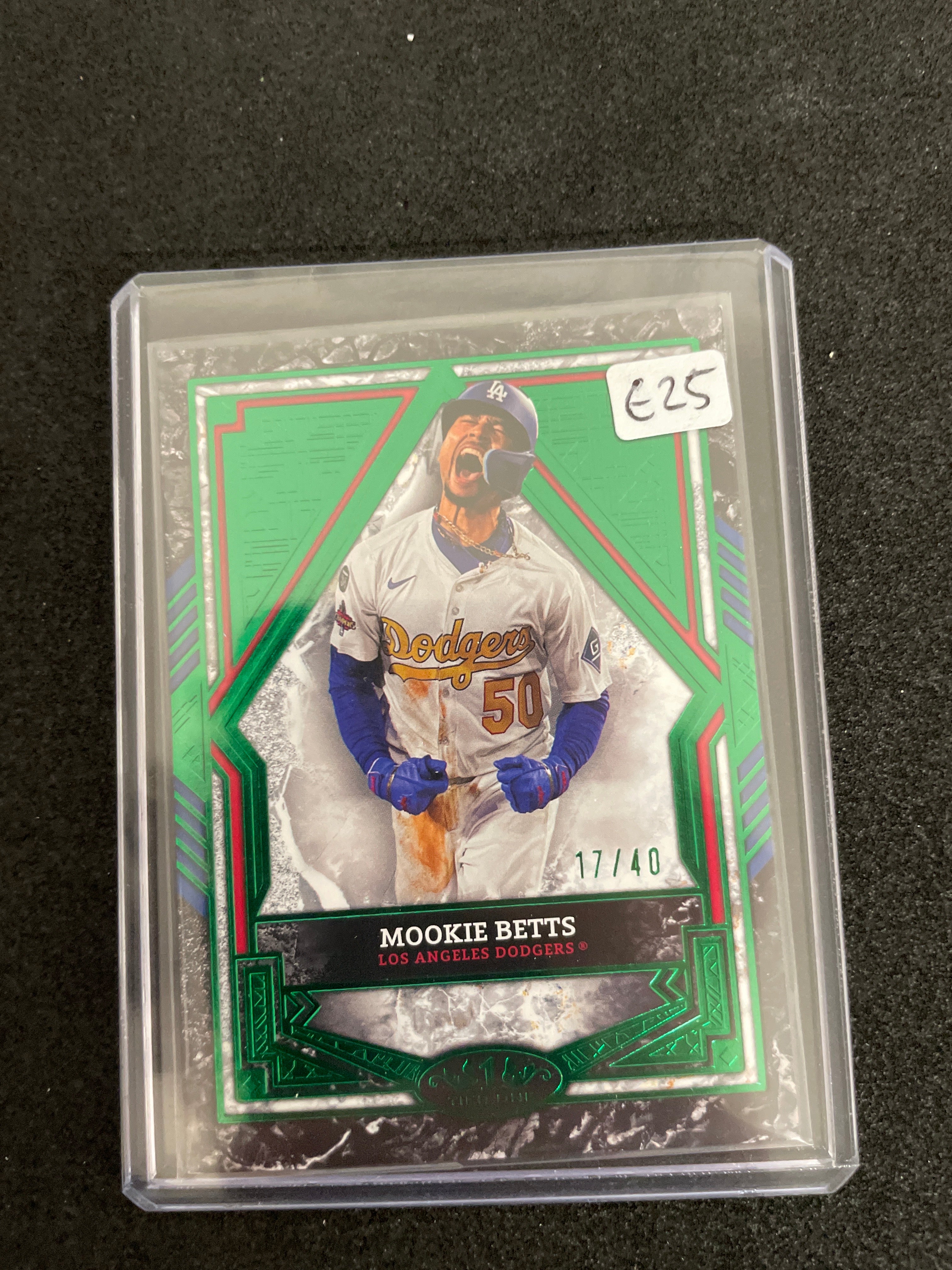 2025 Topps Tier One Baseball Mookie Betts /40