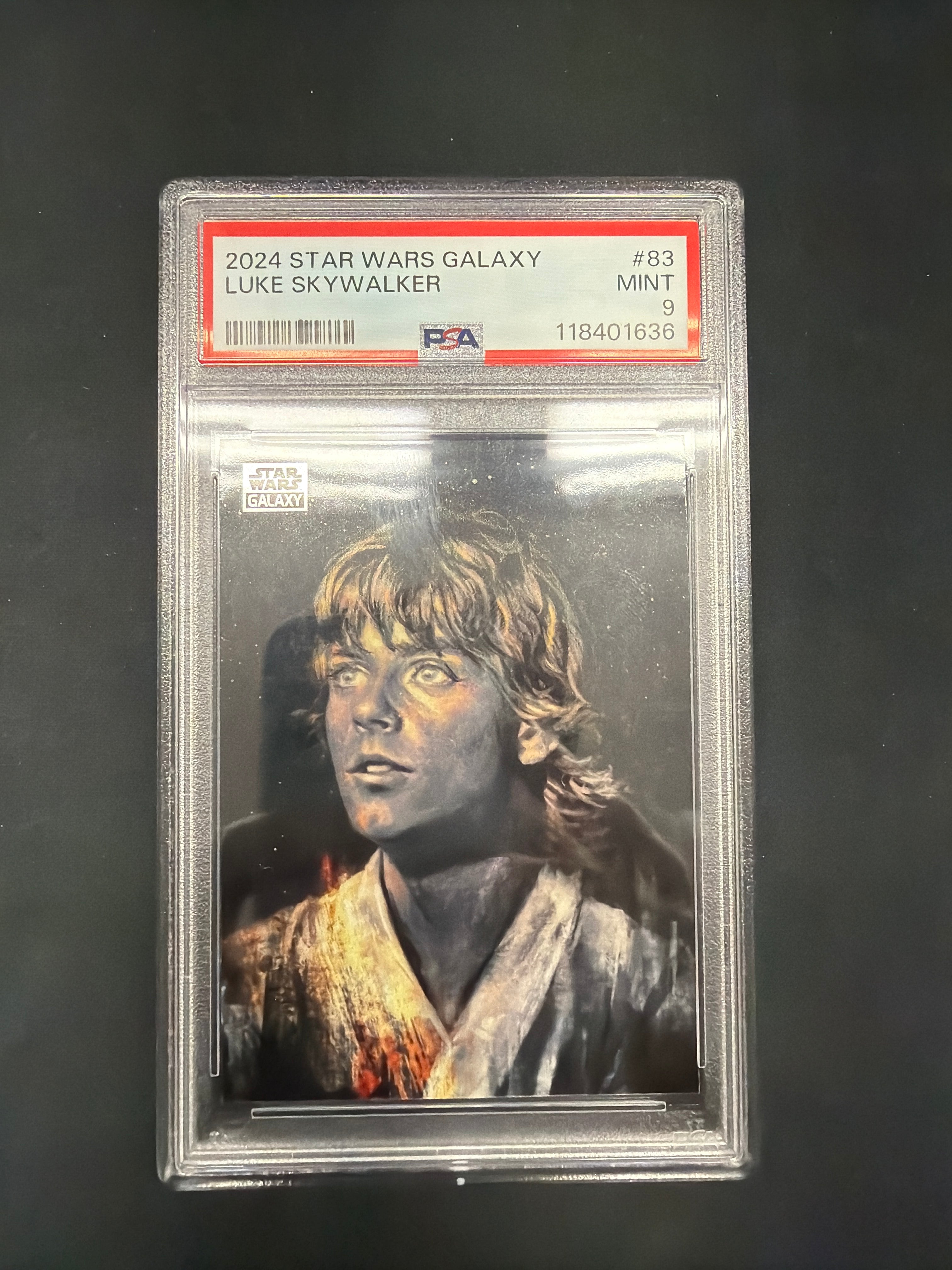 2024 Star Wars Galaxy Luke Skywalker PSA Mint 9