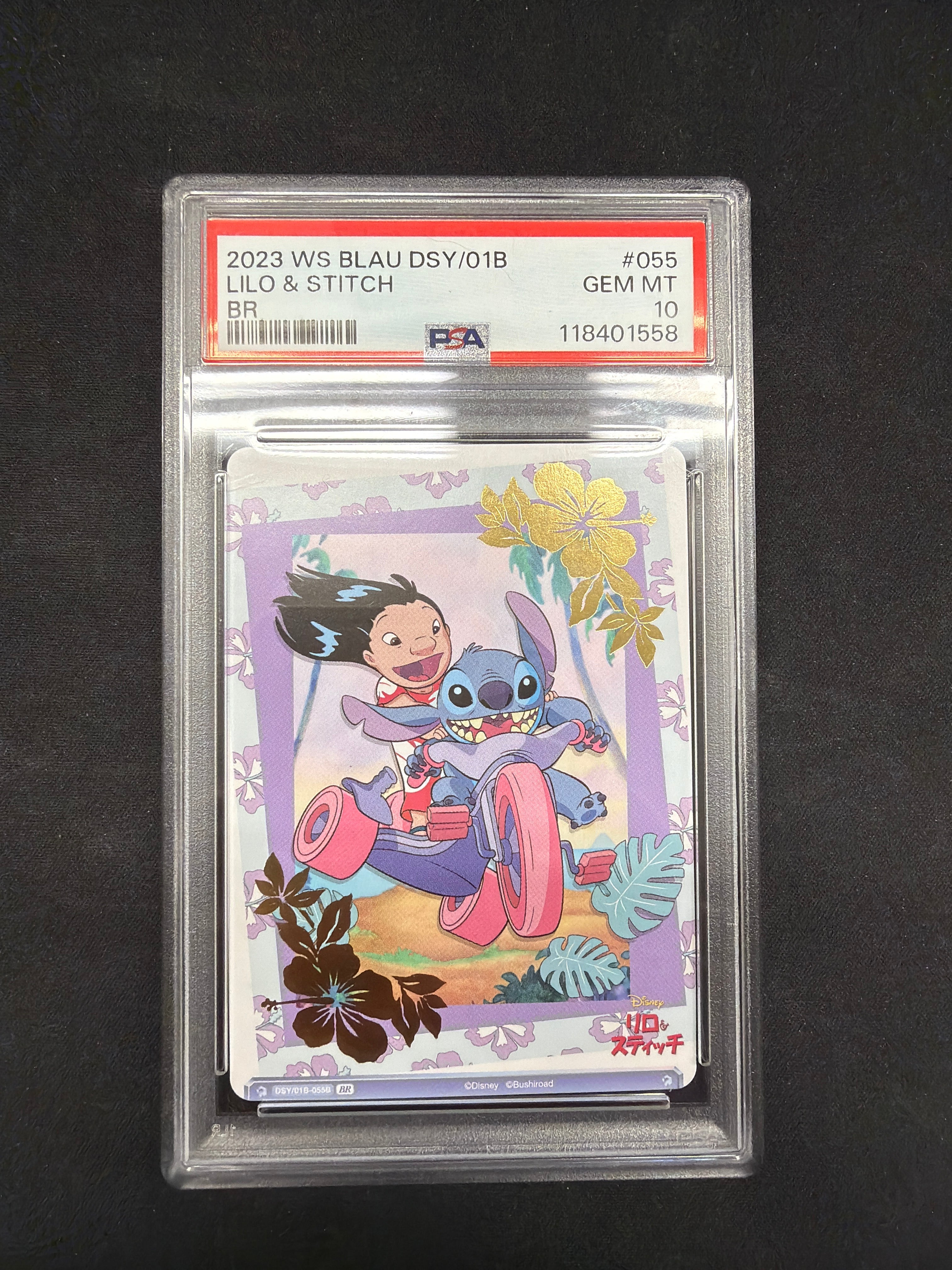 2023 WS Blau DSY/01B Lilo & Stitch BR PSA Gem MT 10